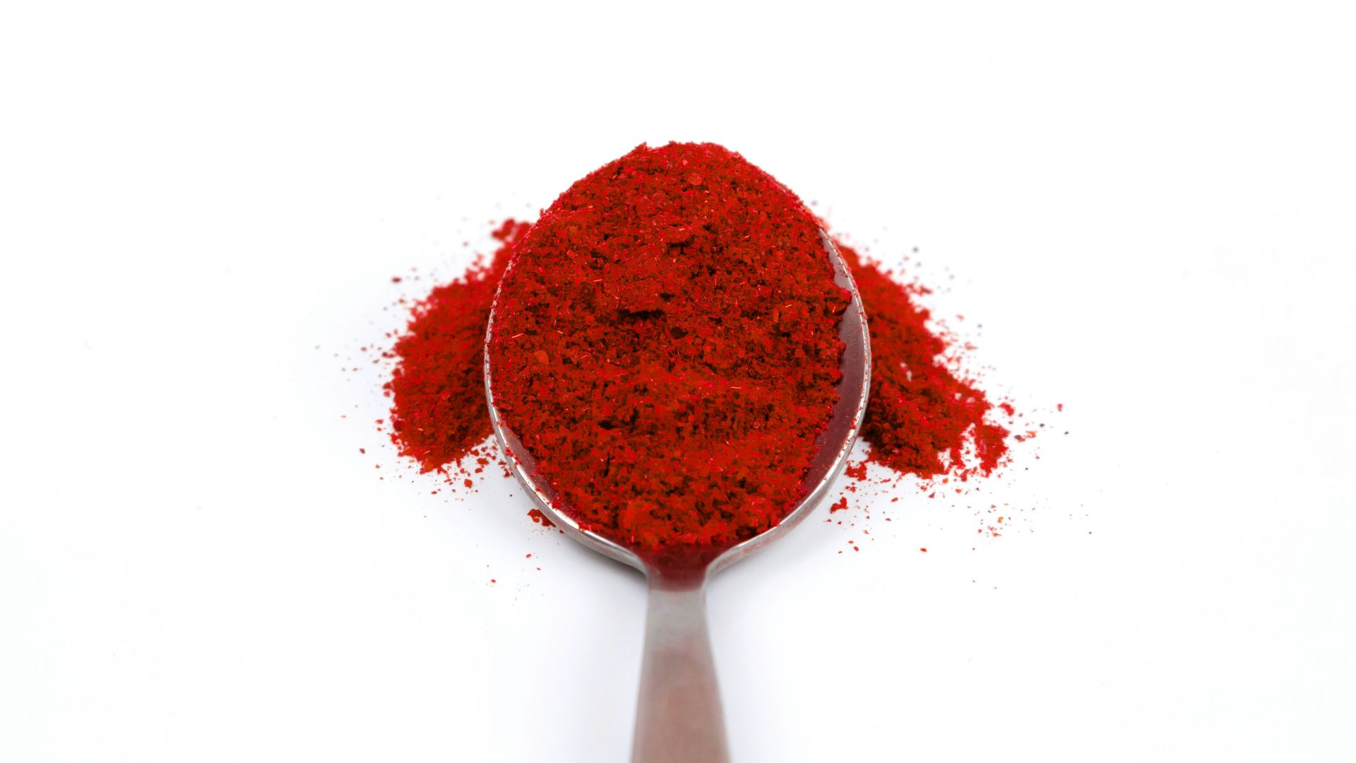 spoon of red powder
