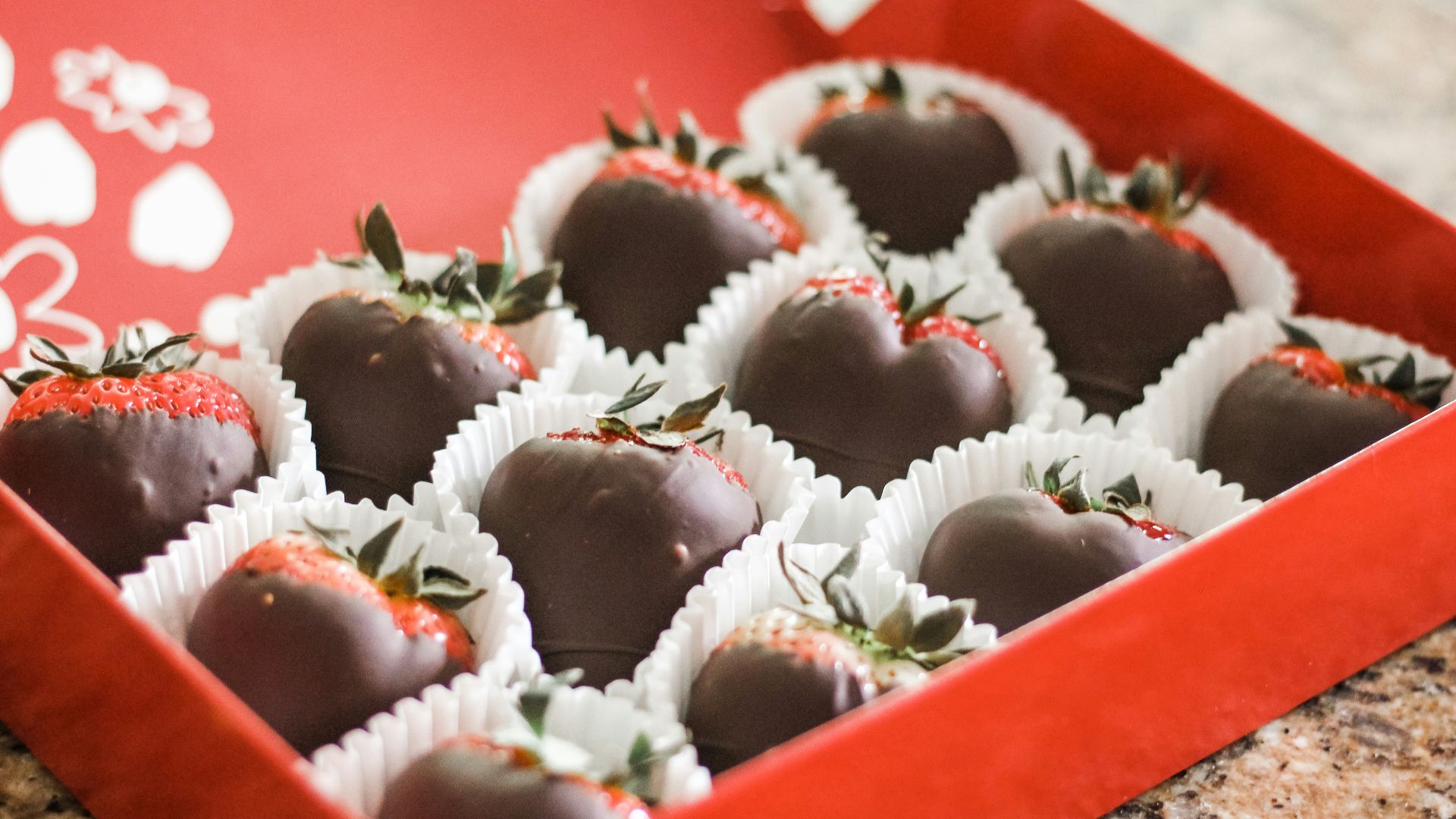 bunch of chocolates in box