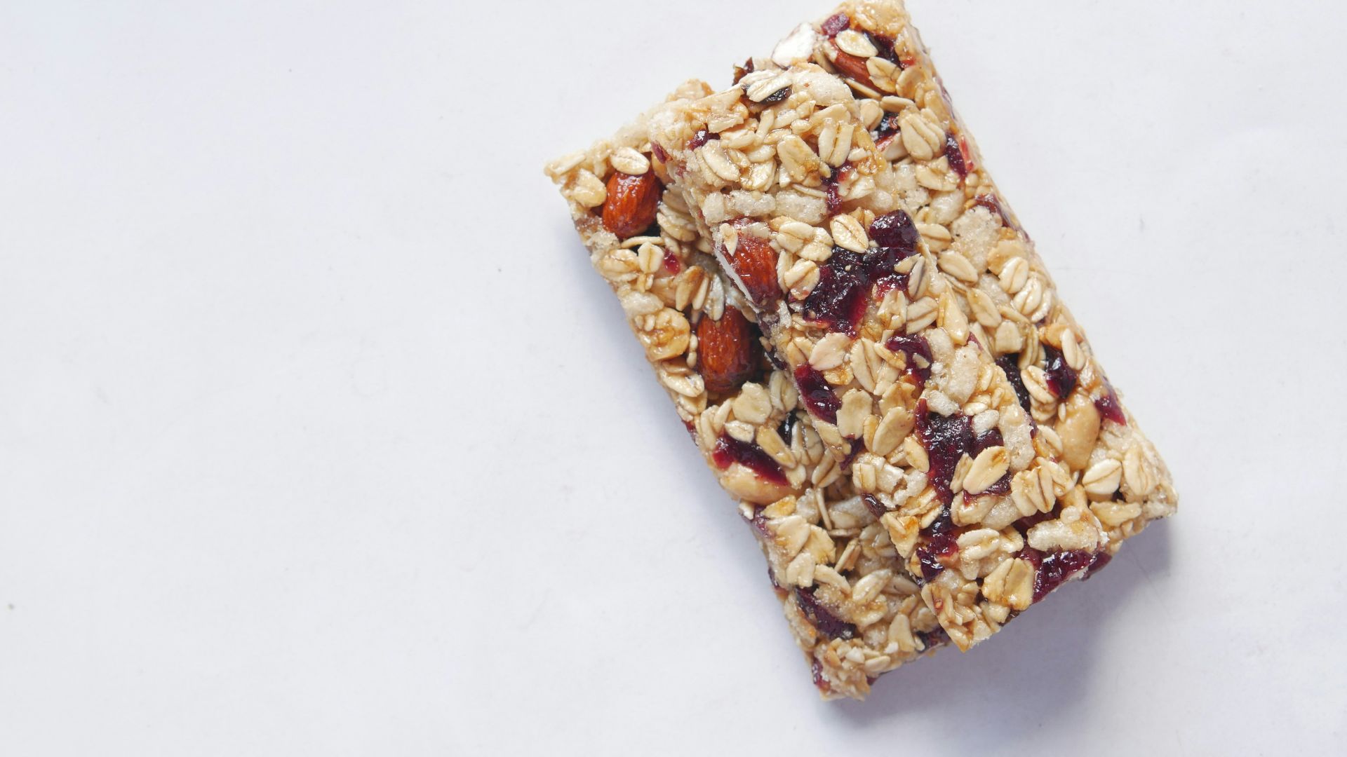 a bar of granola sitting on top of a table