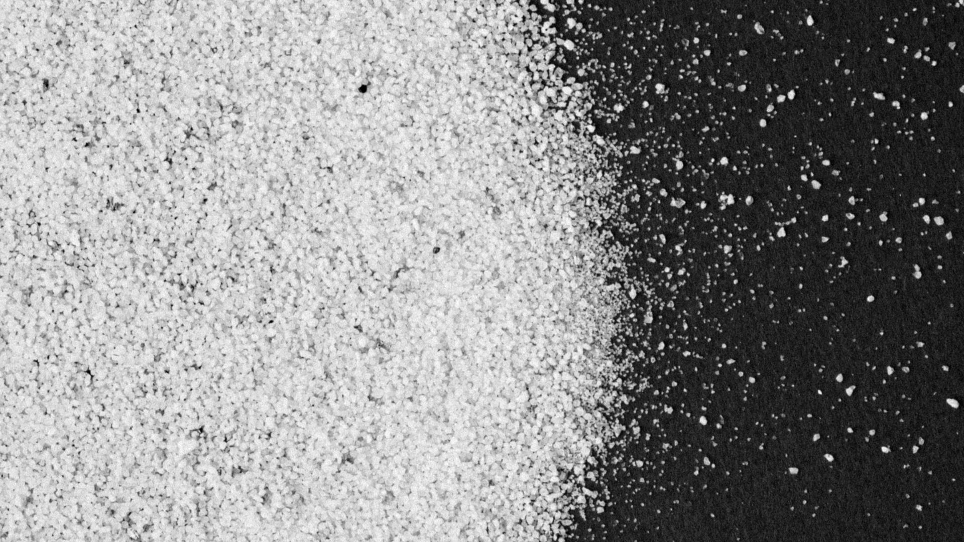 black and white abstract painting