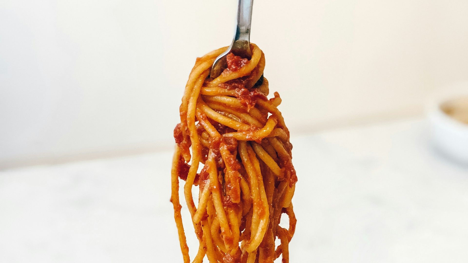 pasta in white ceramic bowl