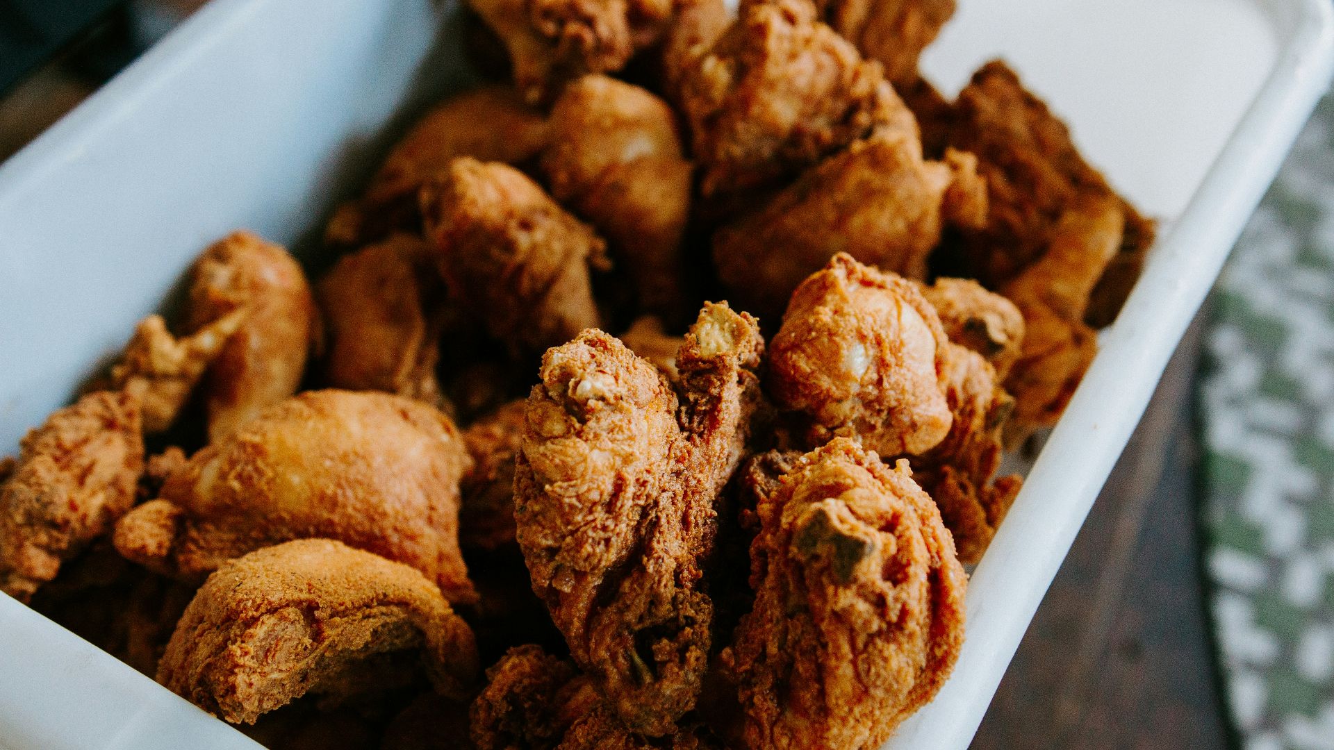 brown cookies in white container