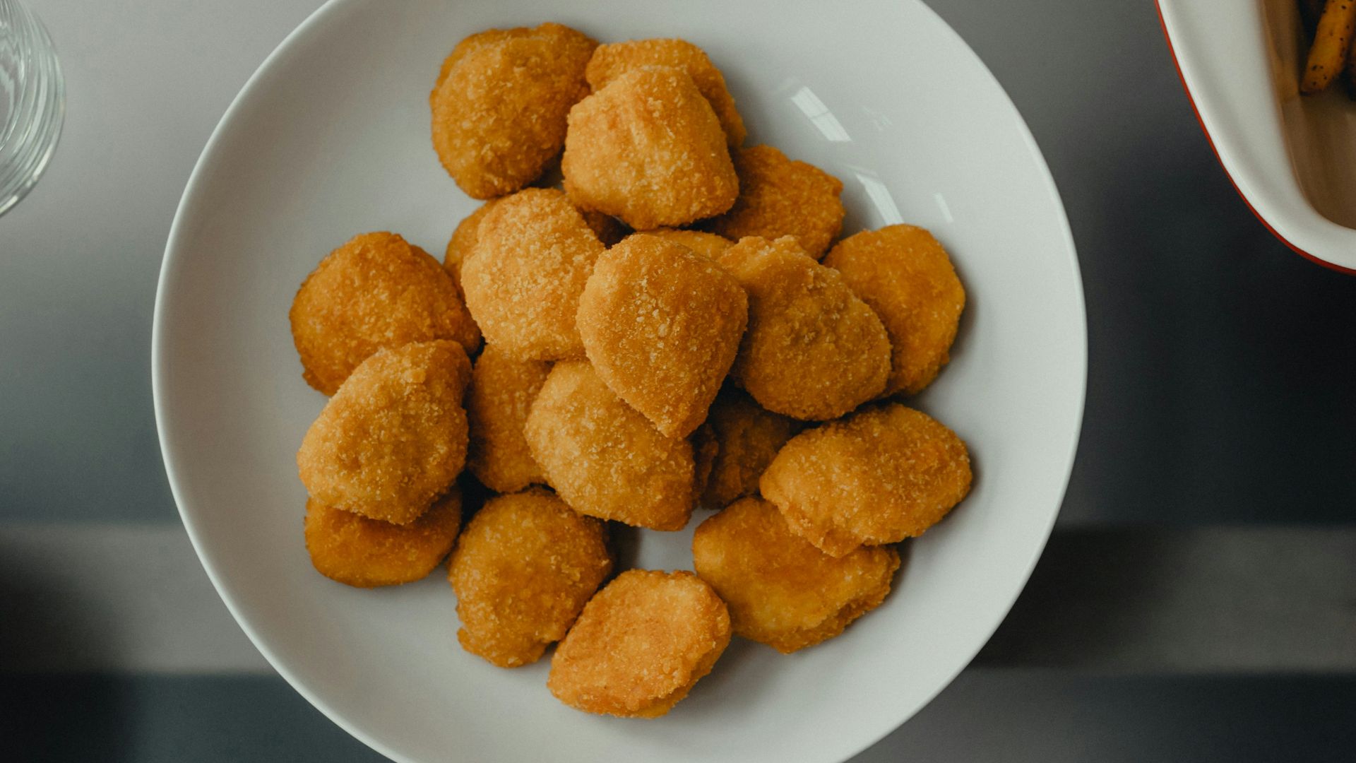 fried food on white ceramic plate