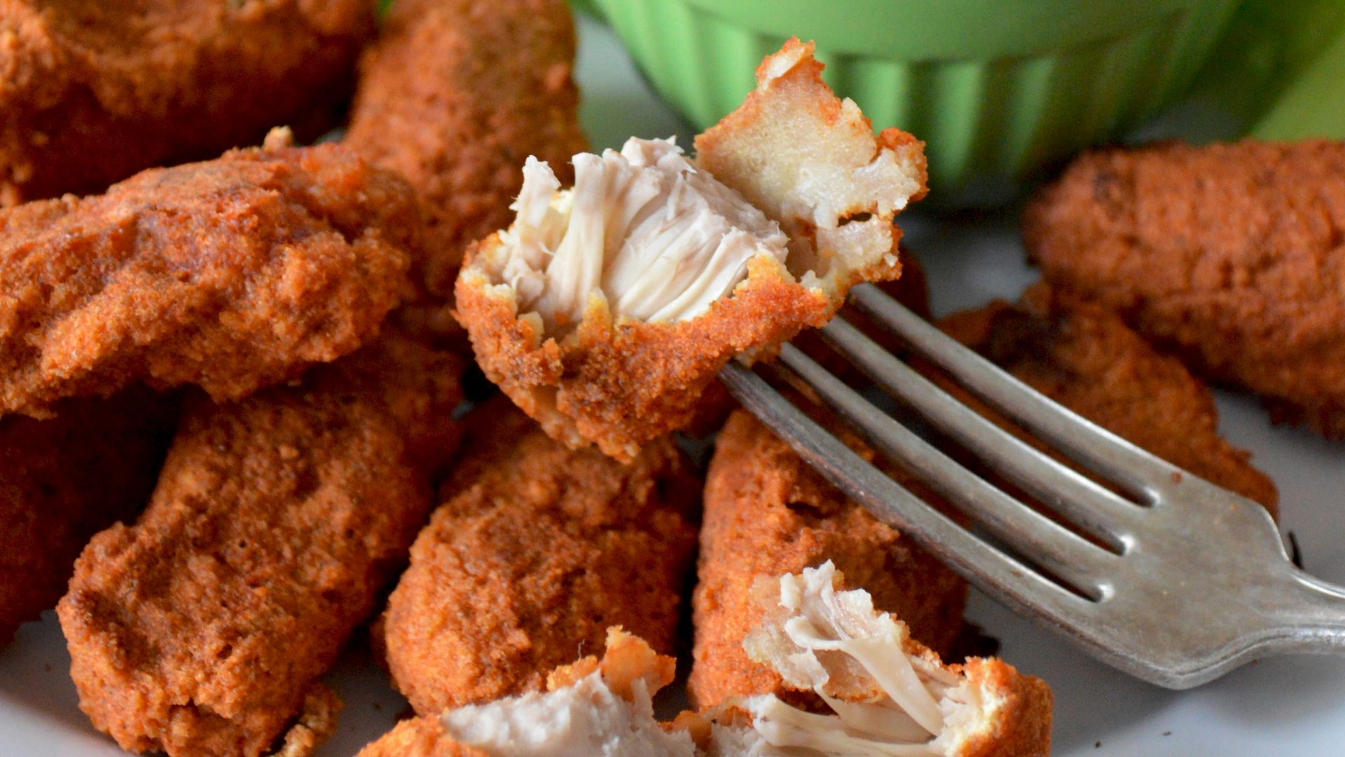 fried chicken on tray