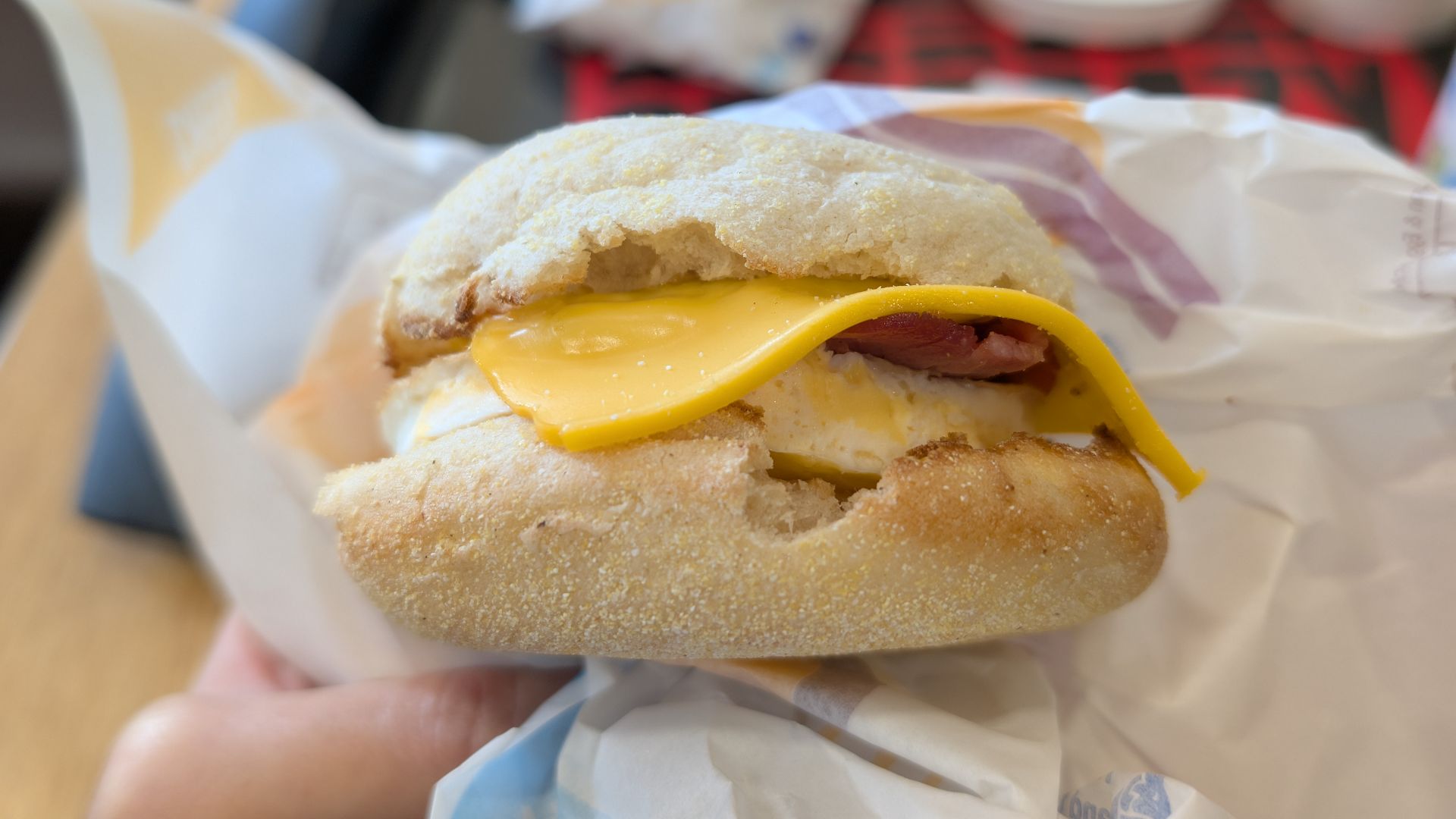 File:Bacon & Egg McMuffin 2025-03-08.jpg