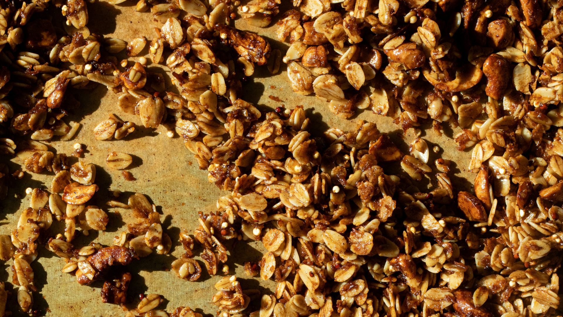 brown leaves on gray soil