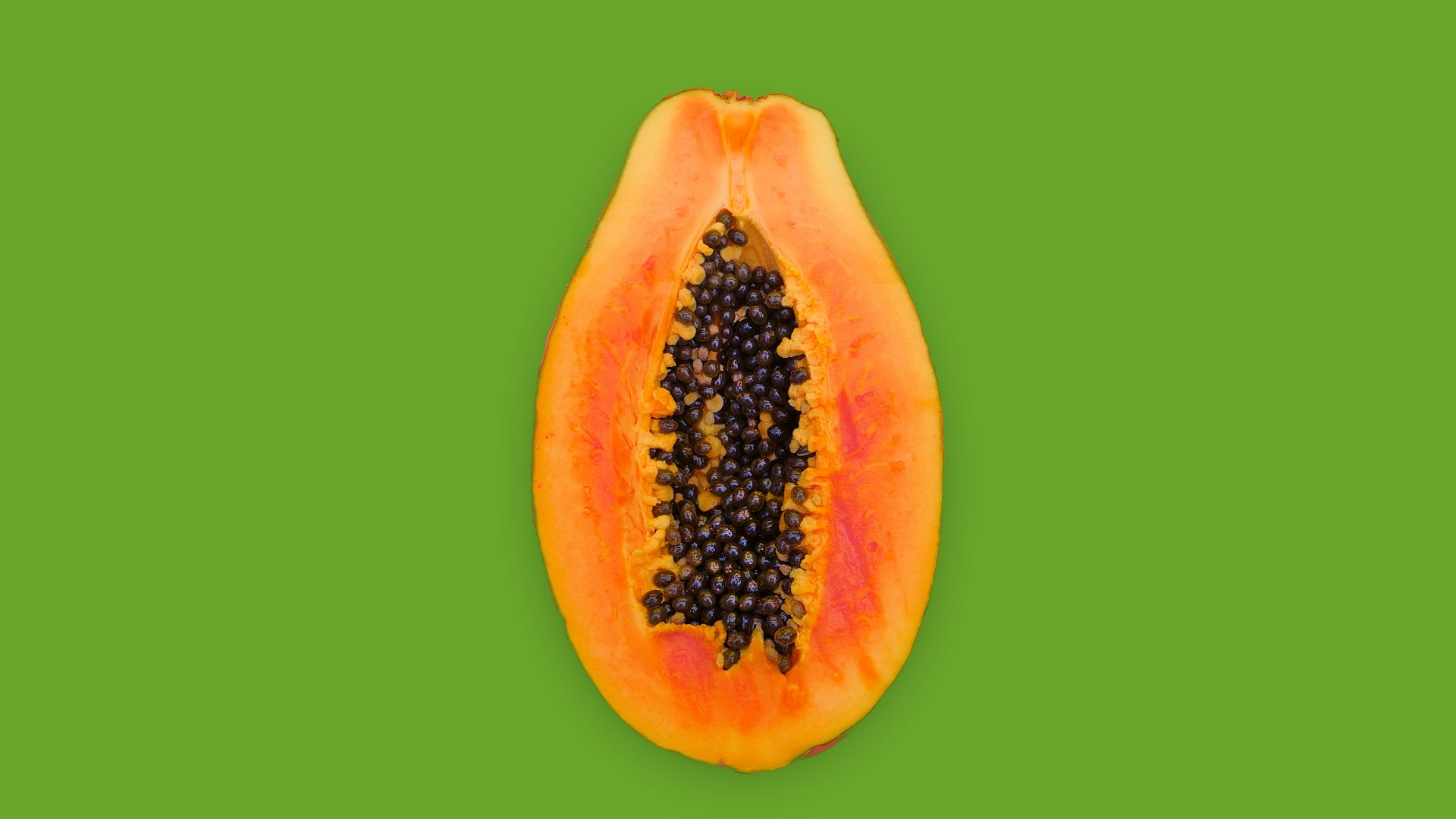yellow and brown fruit with green background
