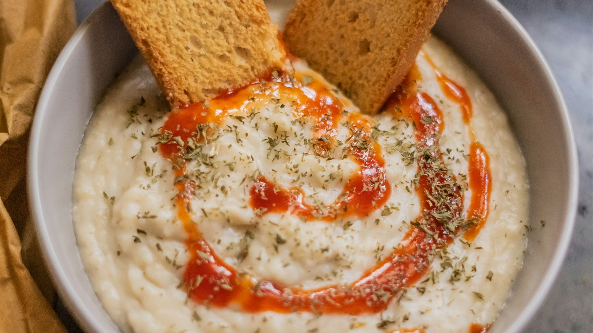 toasted bread on white ceramic plate