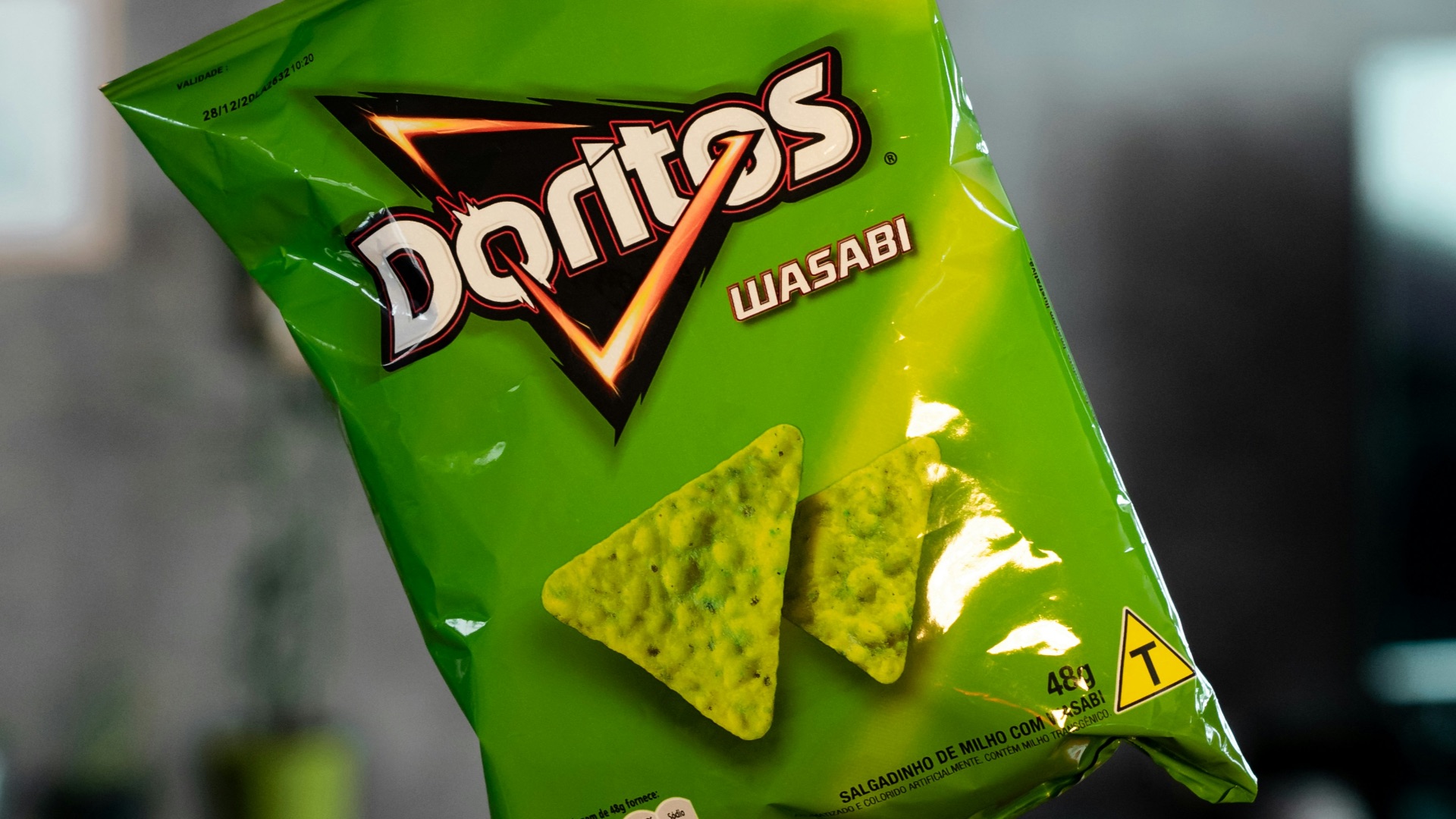 green and yellow plastic pack