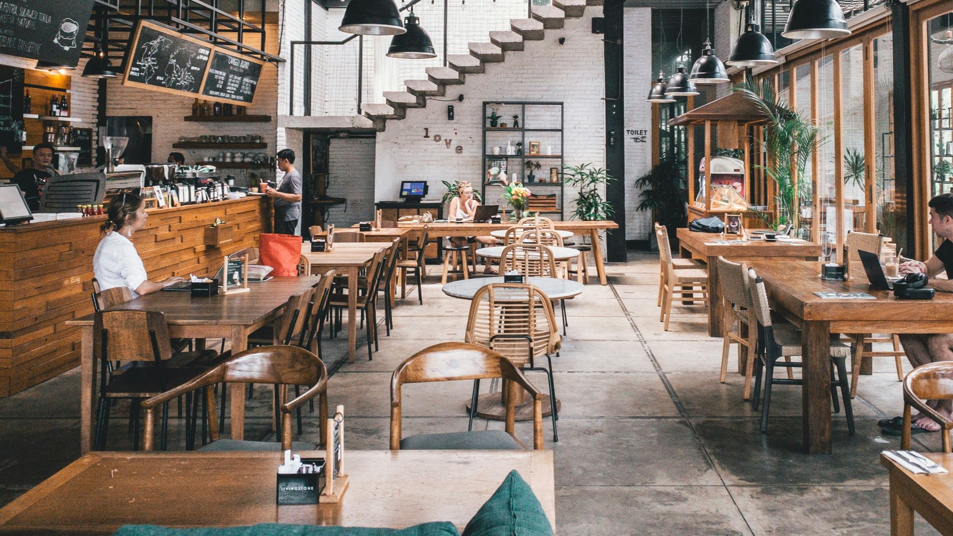 brown and gray concrete store