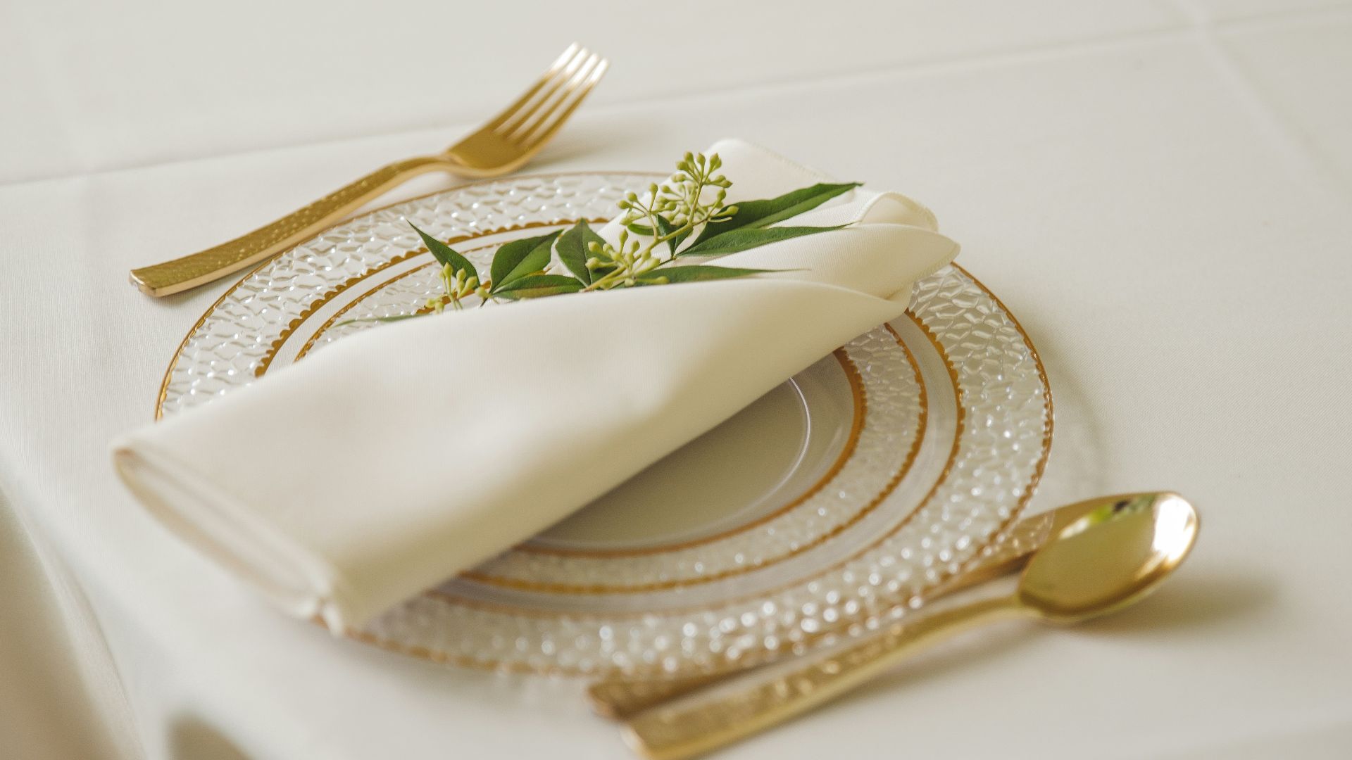 a pair of gold sandals