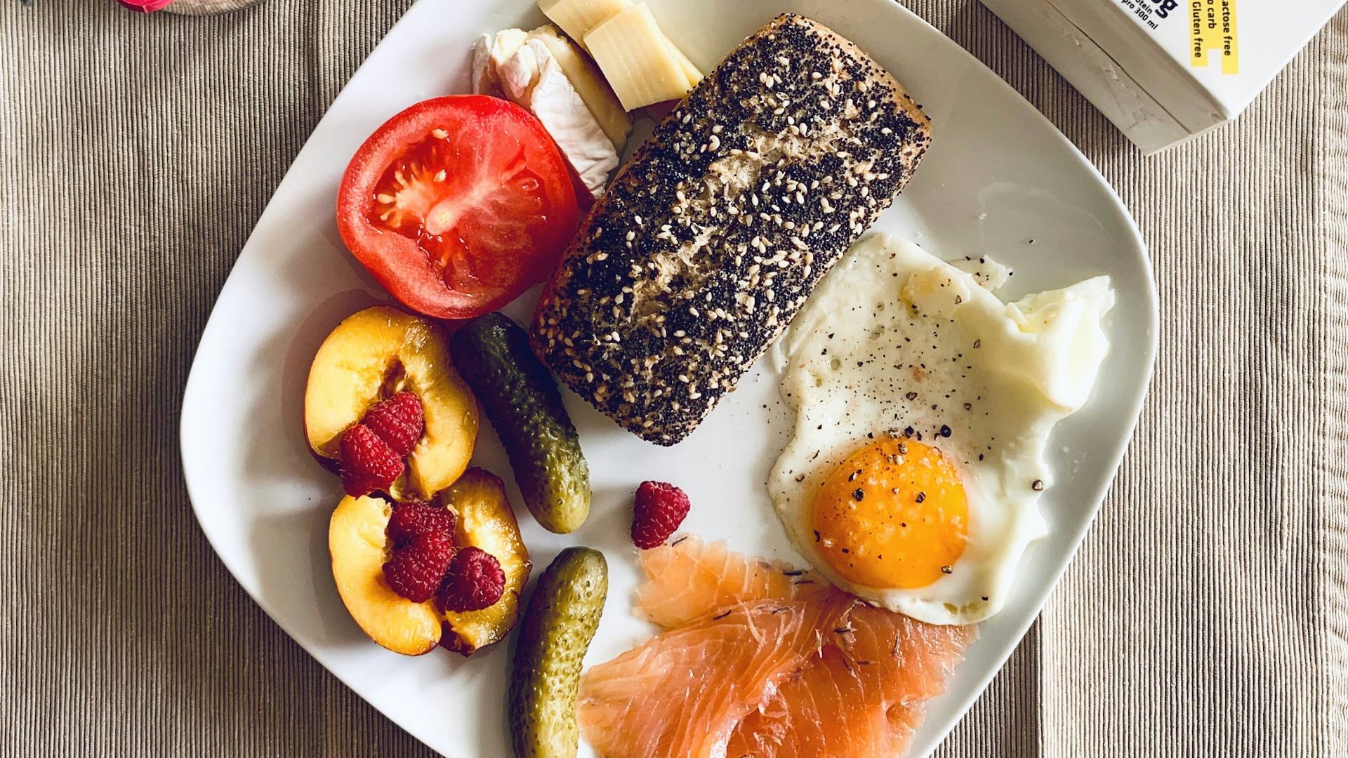 assorted foods on plate