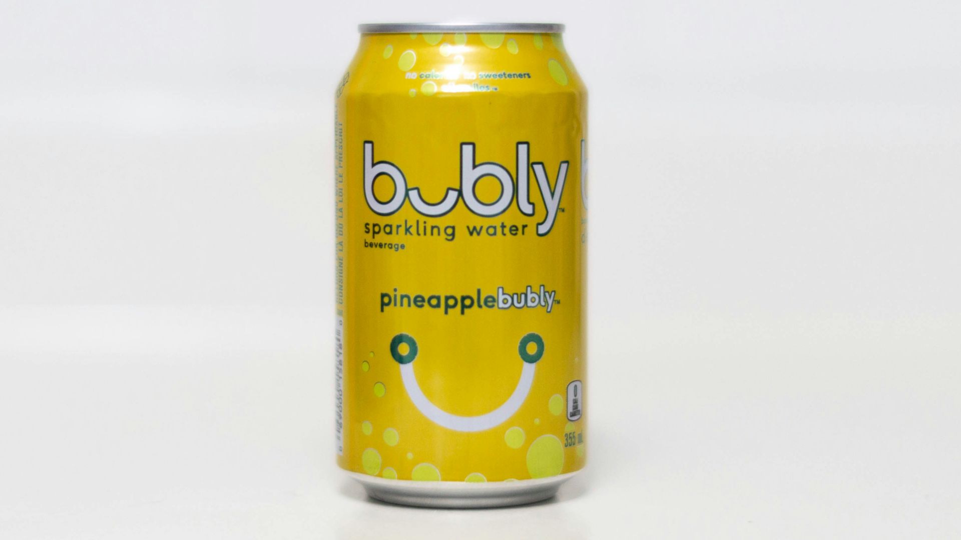 yellow and blue can on white table