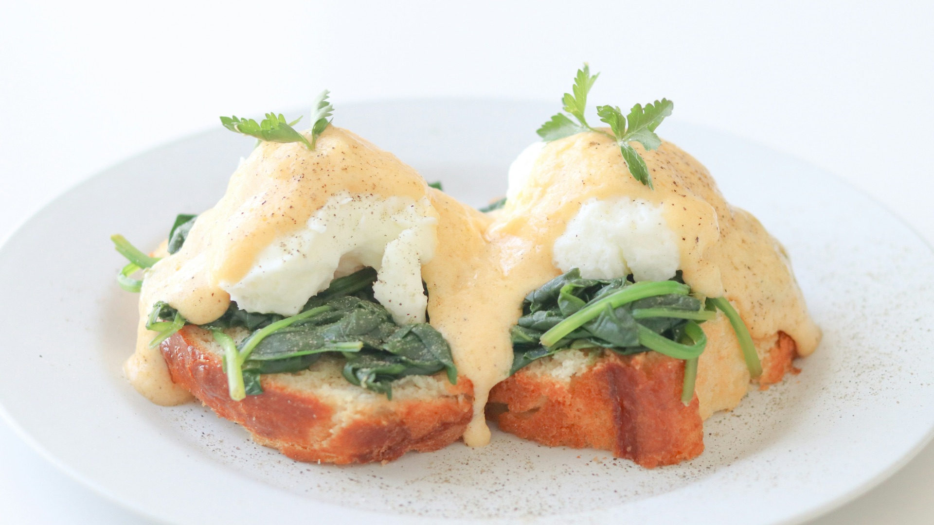 cooked food on white ceramic plate