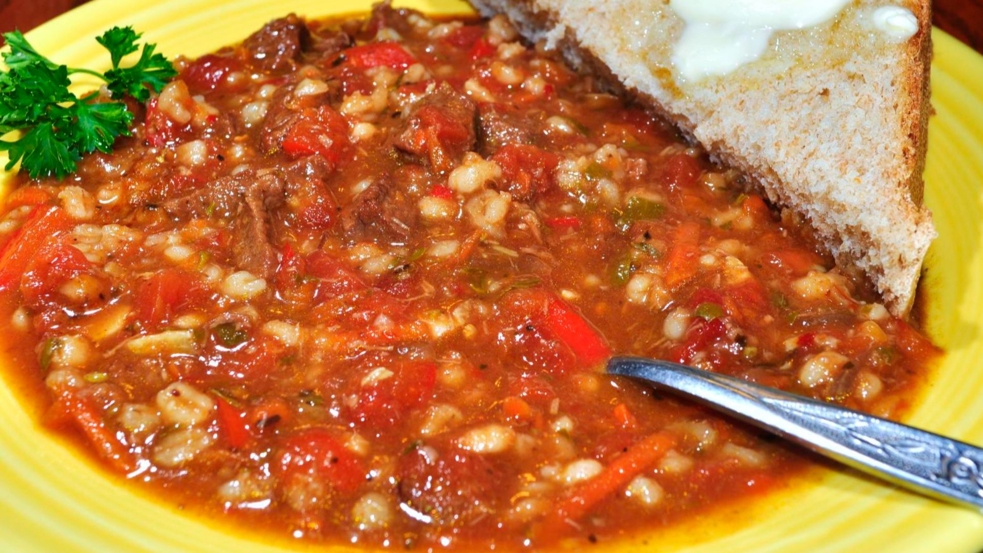 File:Mmm... Beef n Barley Soup (5086768393).jpg