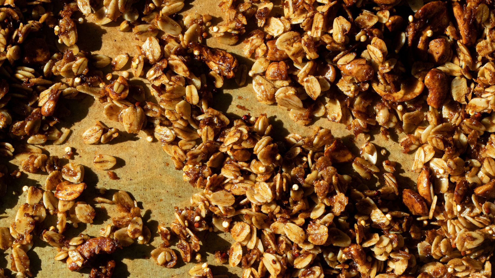 brown leaves on gray soil