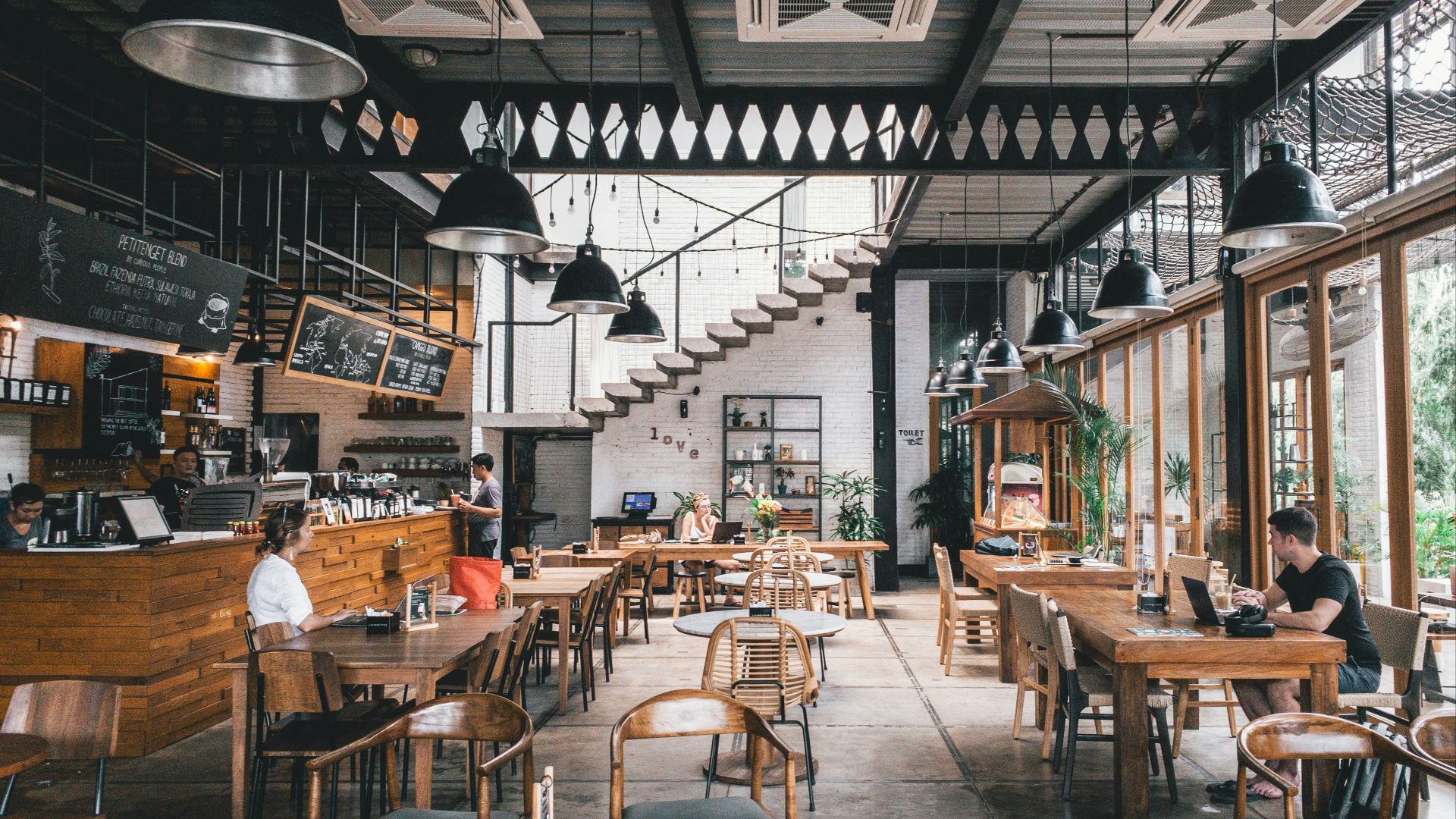 brown and gray concrete store