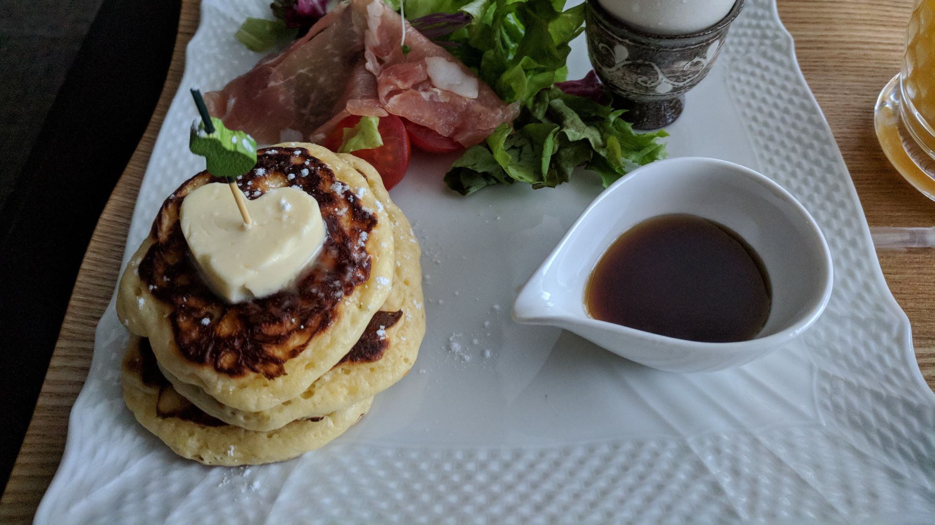 File:Hotel breakfast with pancakes in Kyoto.jpg