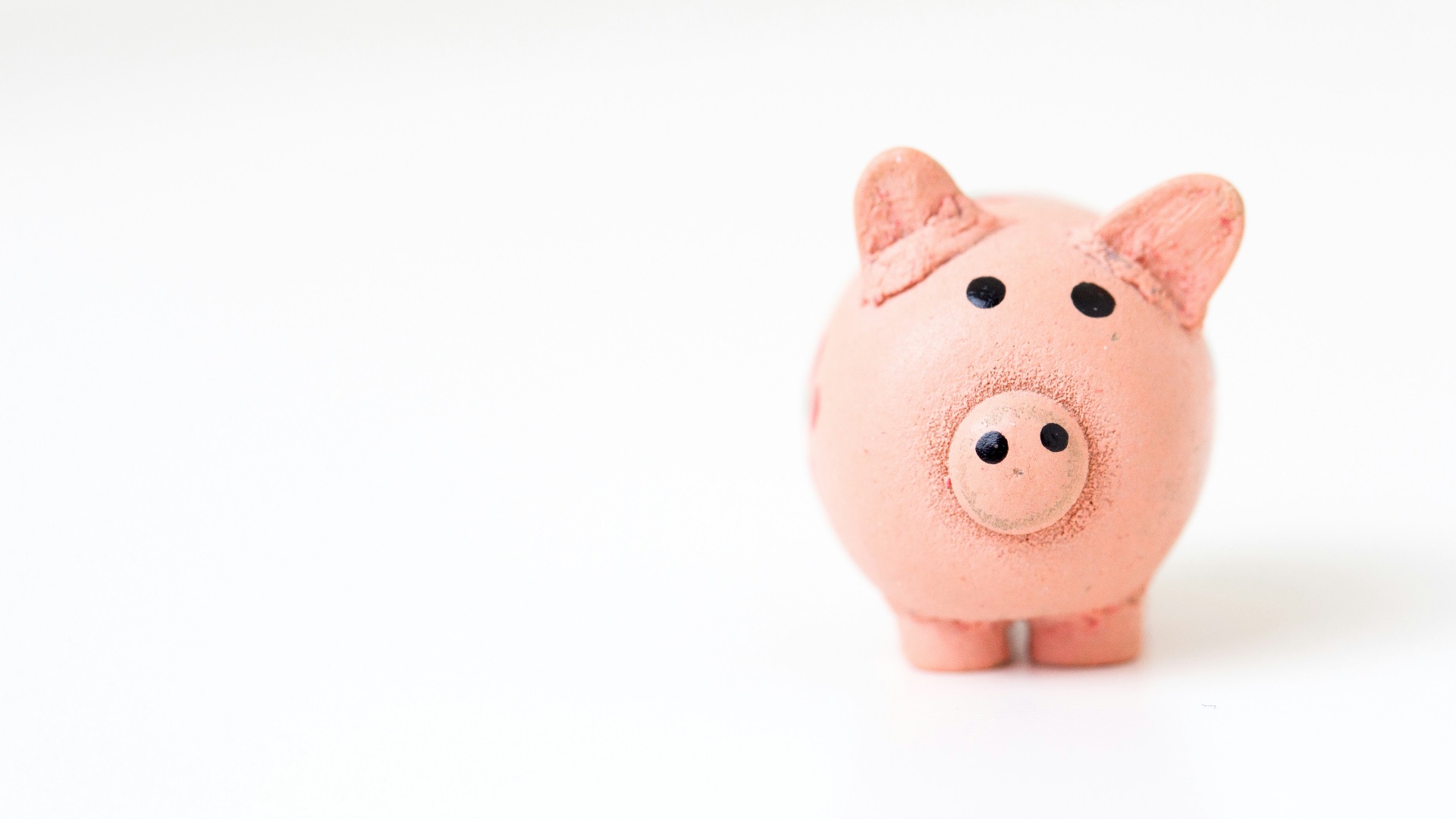 pink pig figurine on white surface