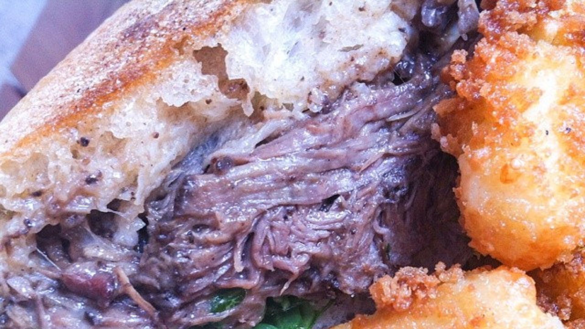 File:Totally killer -braised -shortrib -sandwich with -fried ...