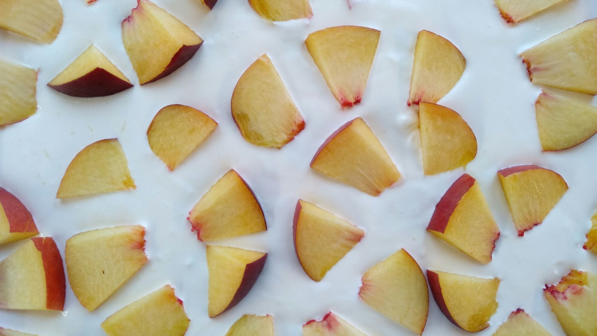 yellow and white heart shaped food