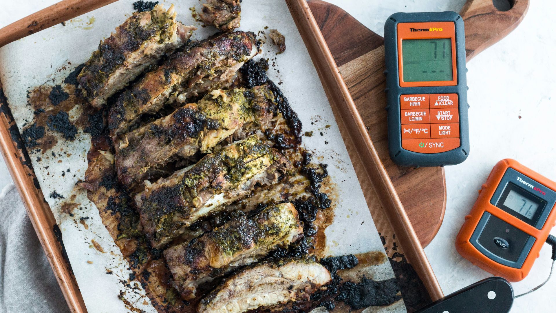 green and black digital device at 0