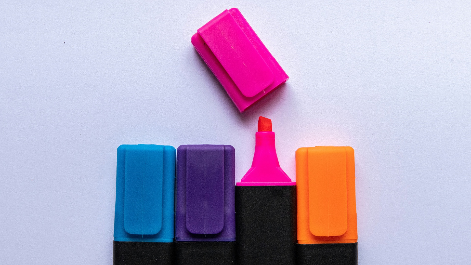 pink and purple plastic case