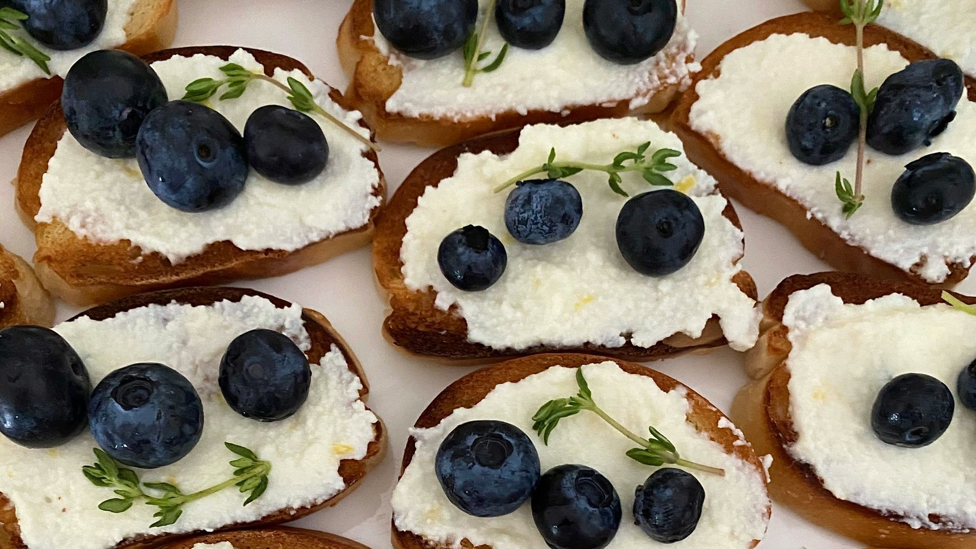 brown and black bread with black and white toppings