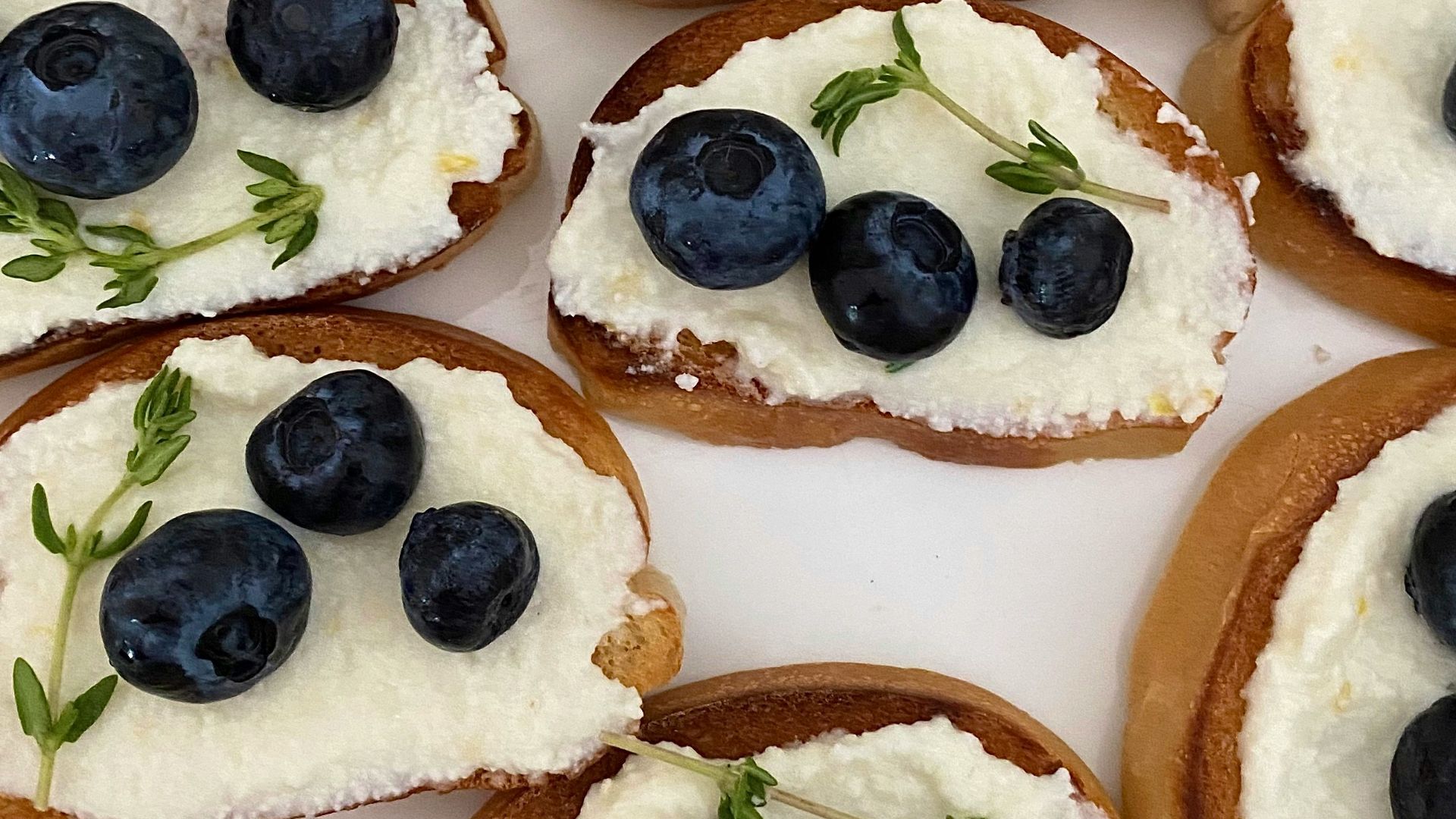 brown and black bread with black and white toppings