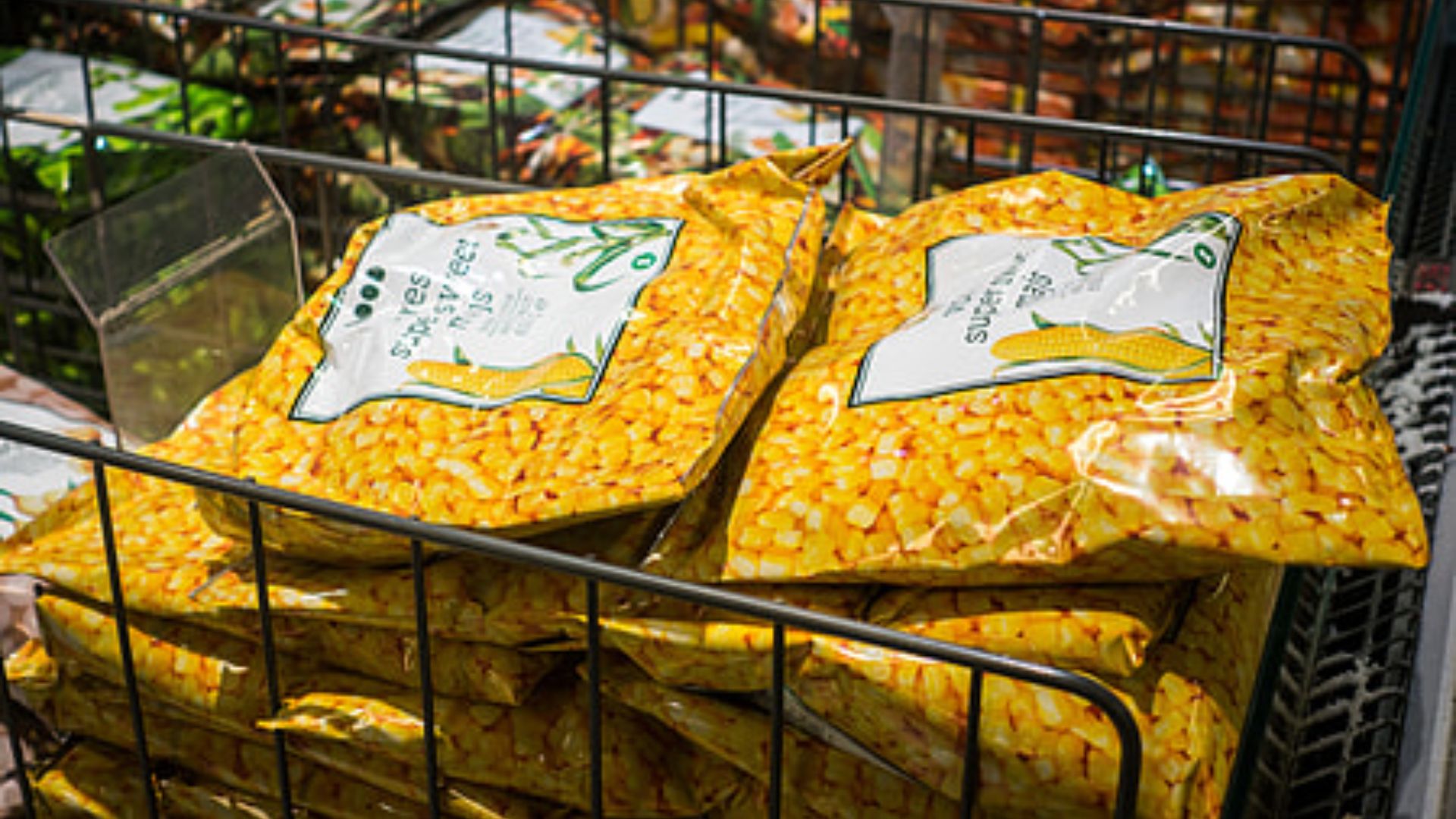 Royalty-Free photo: Corn flakes with black berries and cream on ...