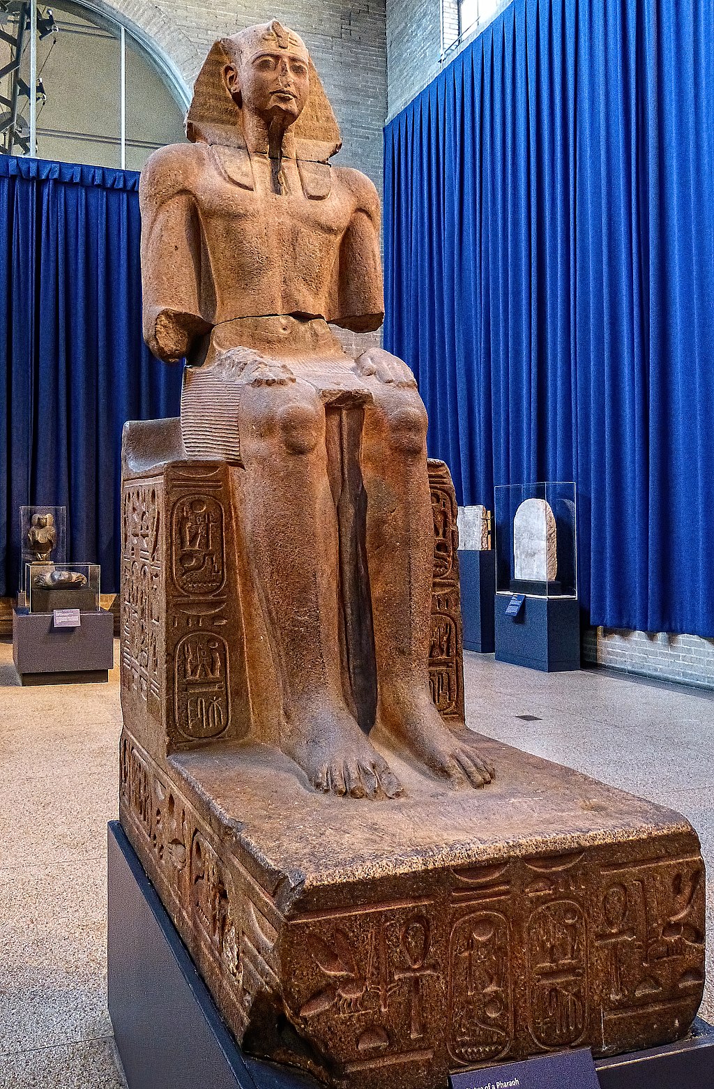Recarved Statue Of Pharaoh Ramesses Ii From Harsaphes Heracleopolis Egypt 1897-1843 Bce Penn Museum