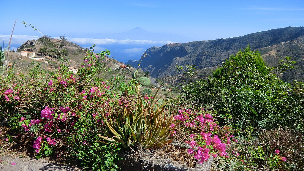 La Gomera (Spain's Canary Islands) - Gomera's East Coast Region - In The Back The Island Of Teneriffe And Pico Del Teide (37404760514)