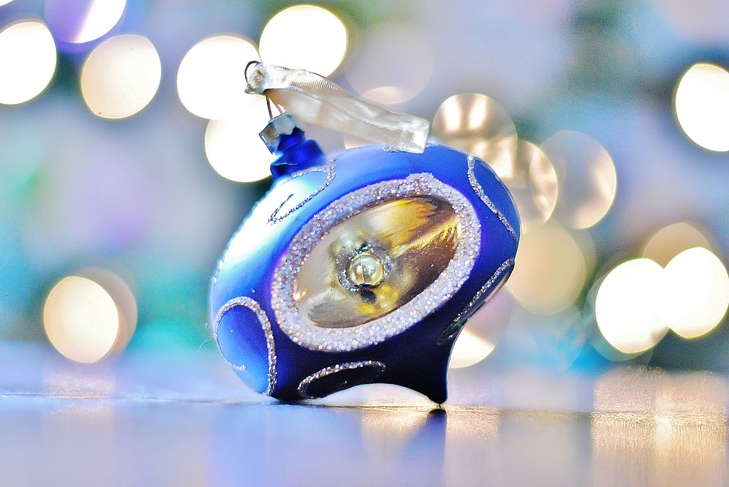 1024Px-Blue Christmas Ornament