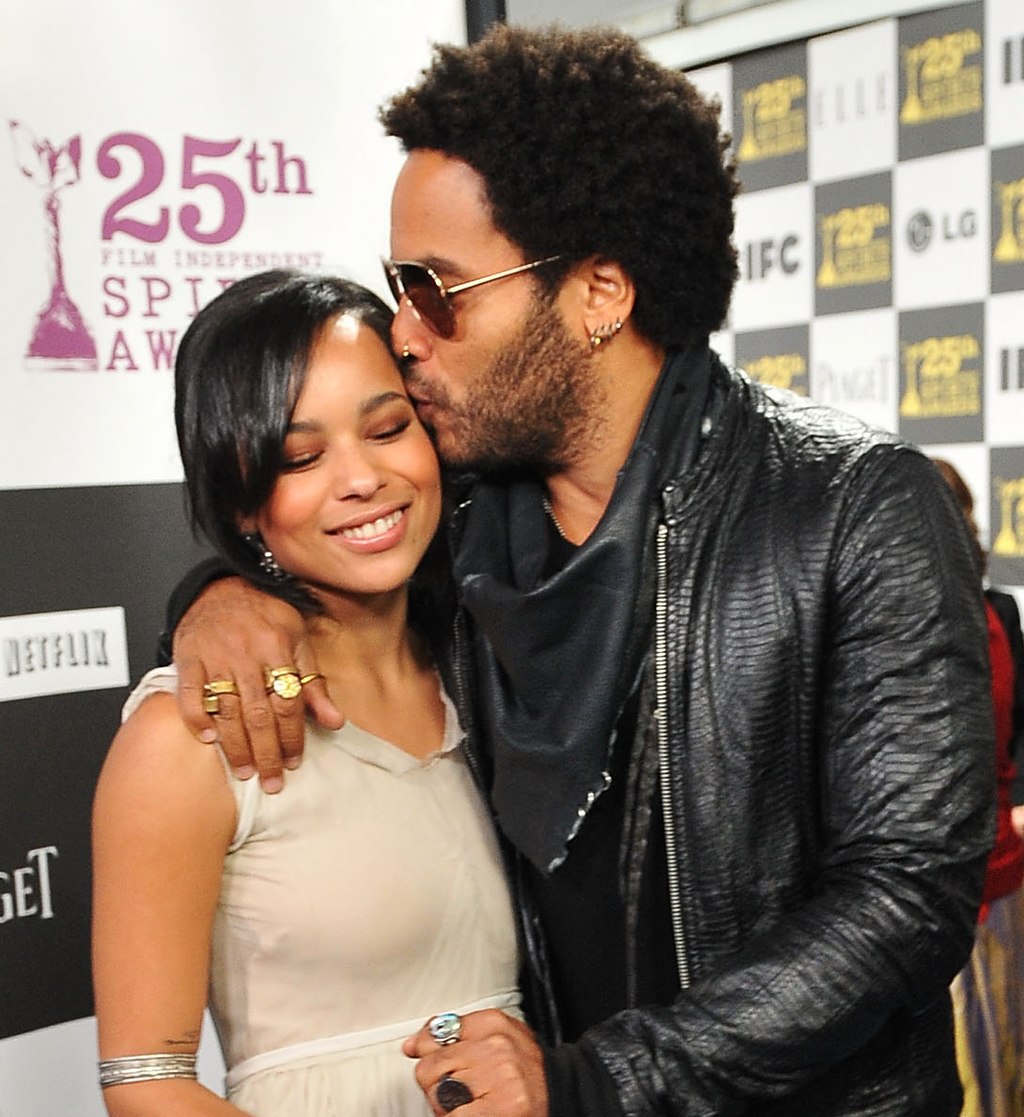 1024Px-Zoe Kravitz And Lenny Kravitz At The 25Th Spirit Awards (Cropped)