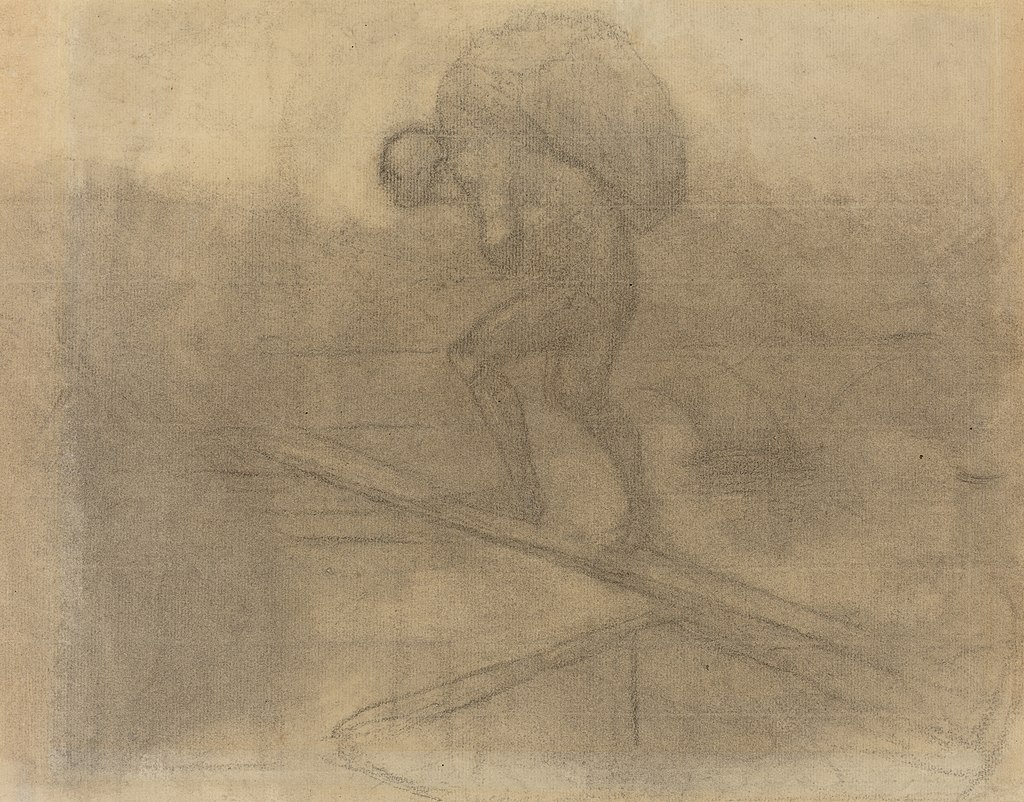 1024Px-Honoré Daumier, Man Carrying A Sack, Nga 11835