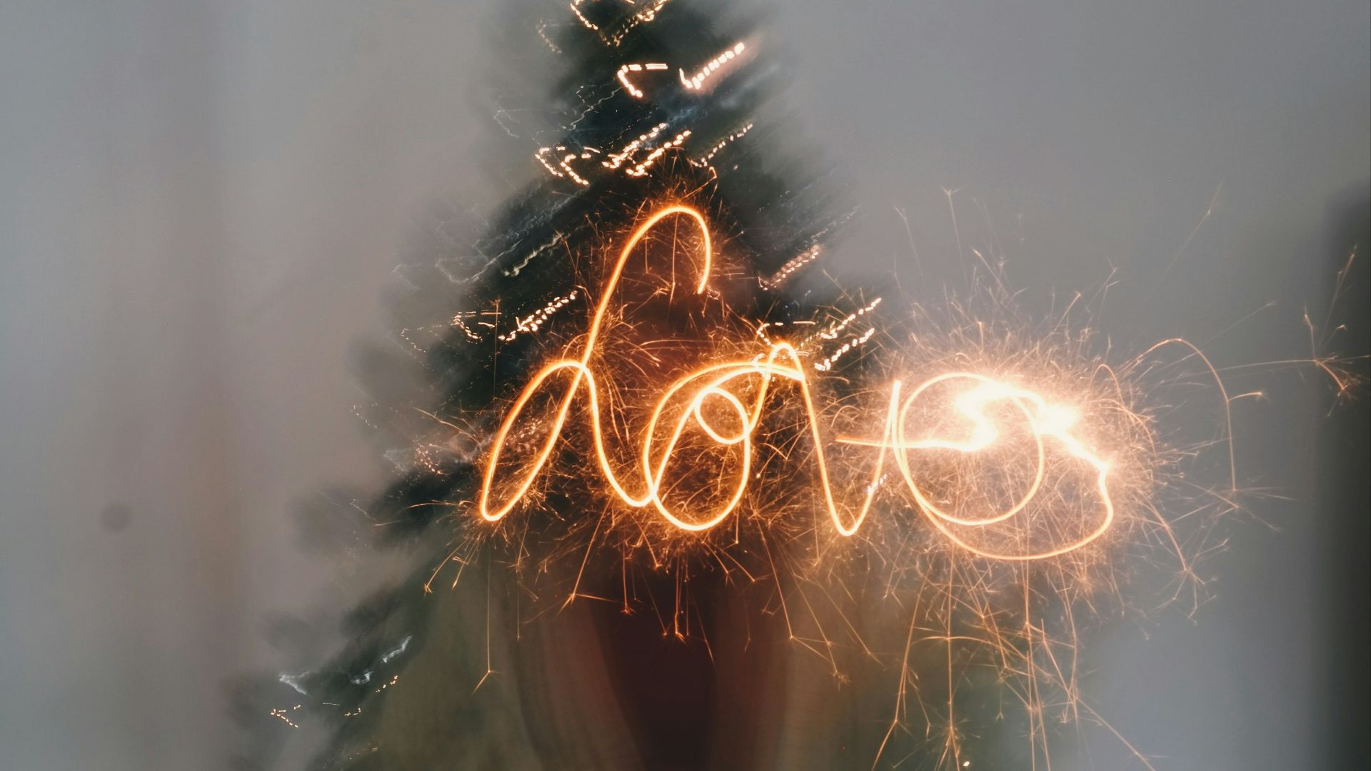 photo of orange lighted love illustration