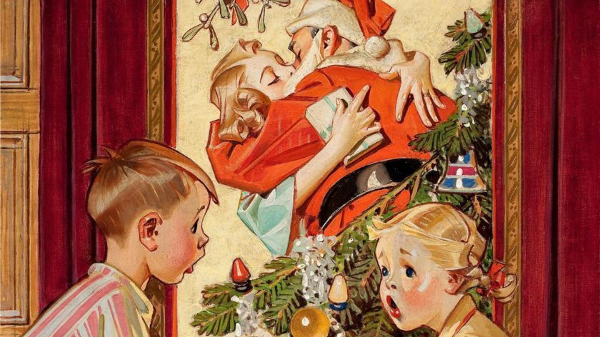 File:Leyendecker I Saw mother kissed Santa.jpg