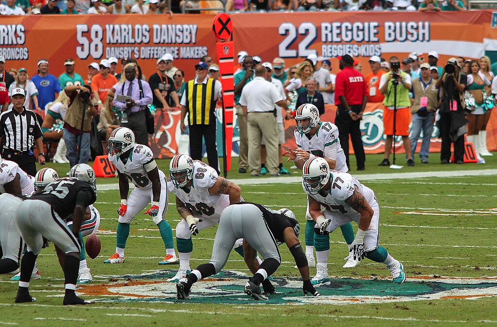 Miami Dolphins Offensive Line - Miami Dolphins Vs Oakland Raiders 2012
