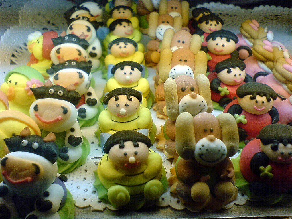 Marzipan Figures At A Pastry Shop, May 2007