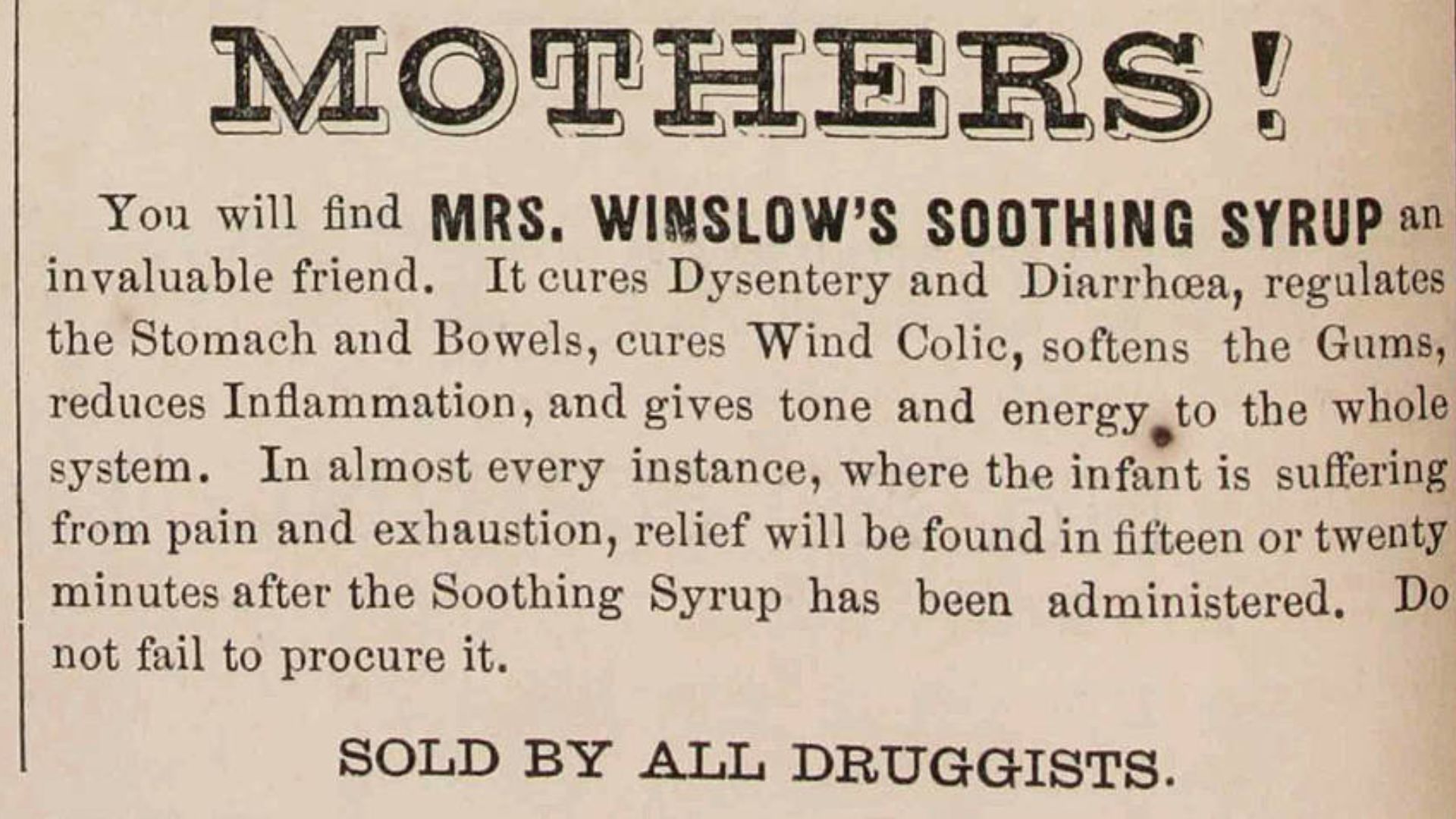 File:Mrs Winslow's Soothing Syrup (1876) (ADVERT 170).jpeg