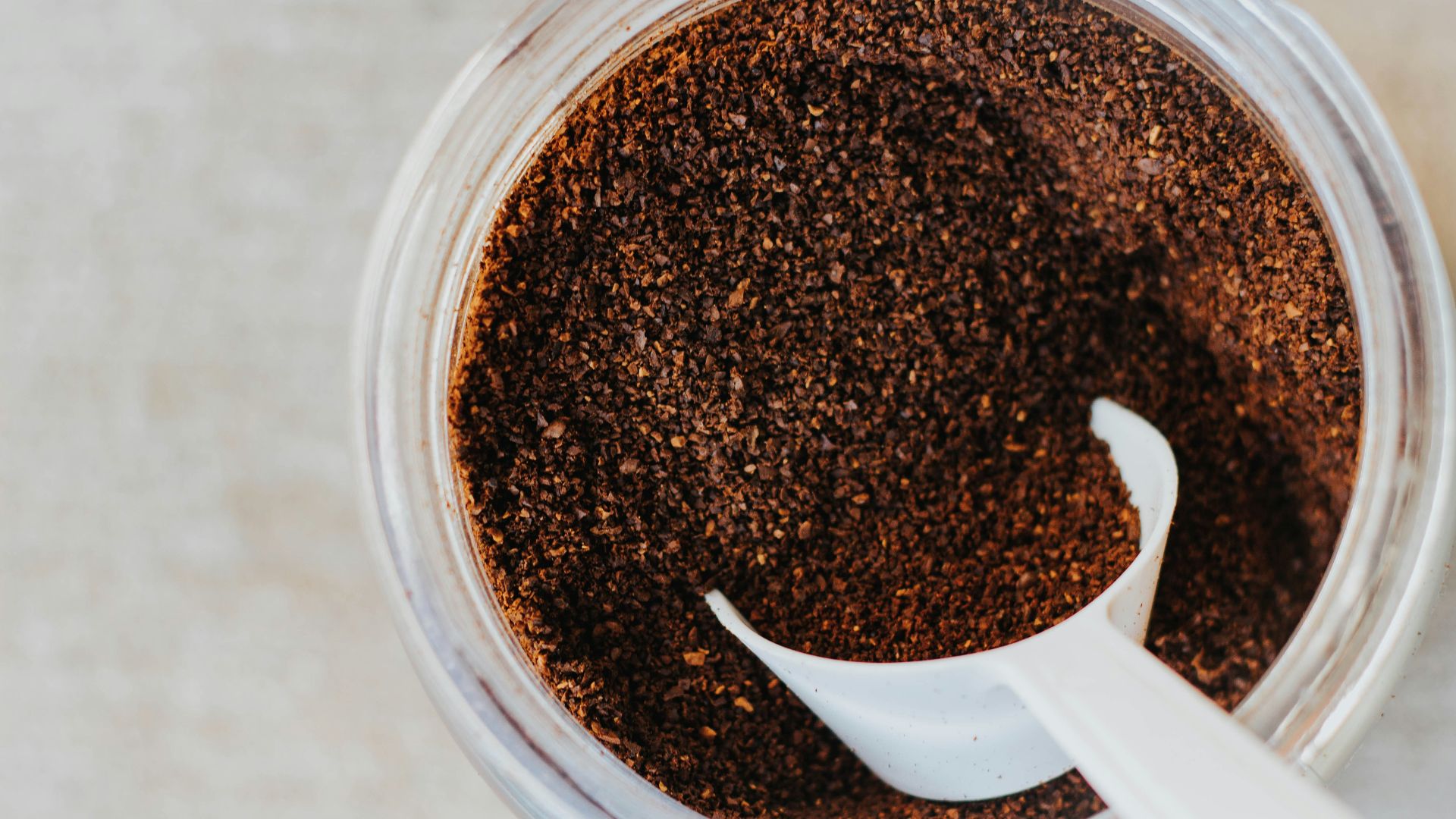 white table spoon on coffee