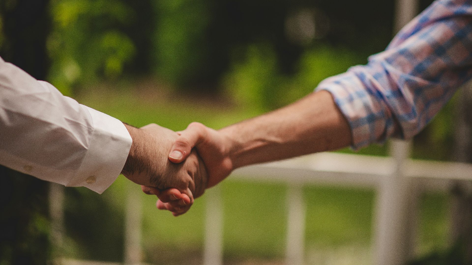 a man holding a baby