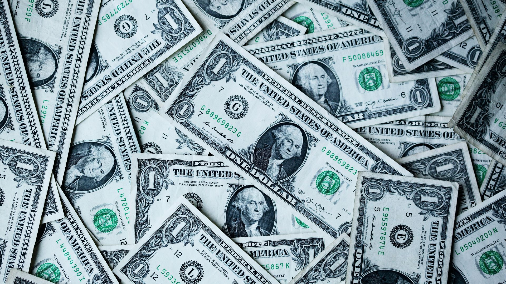 1 U.S.A dollar banknotes