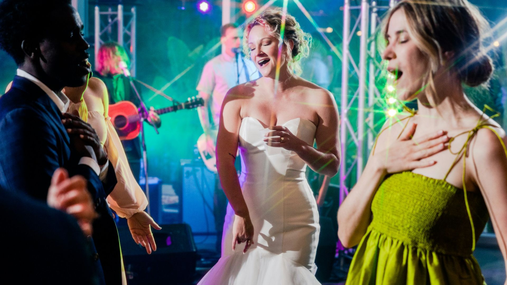 a couple of people that are dancing together