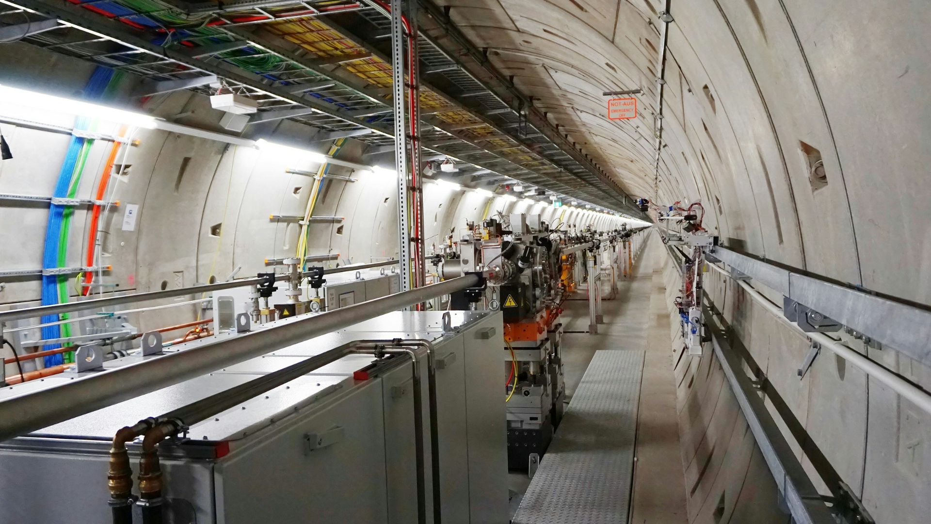 beige painted metal building