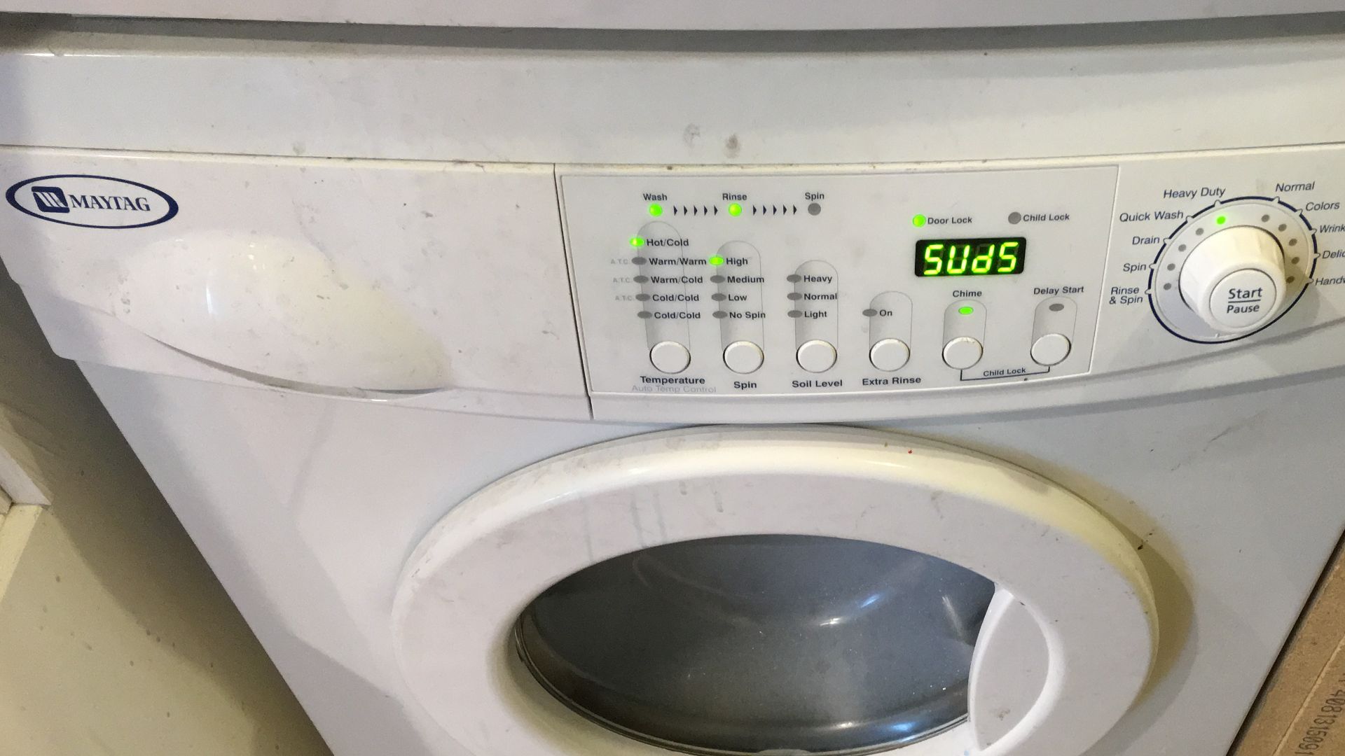 File:Suds message - Maytag Washer.jpg