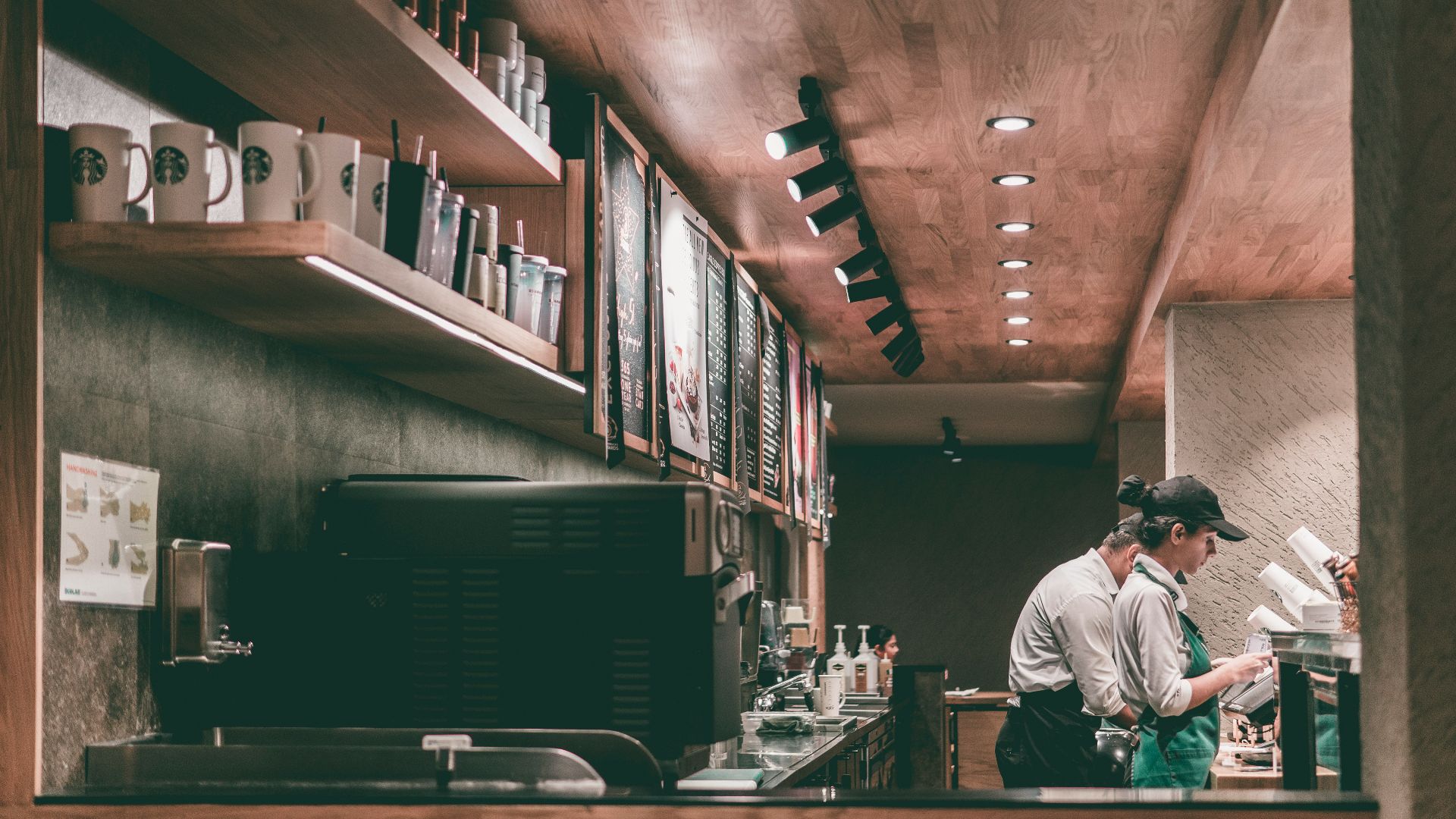 barista in coffee shop