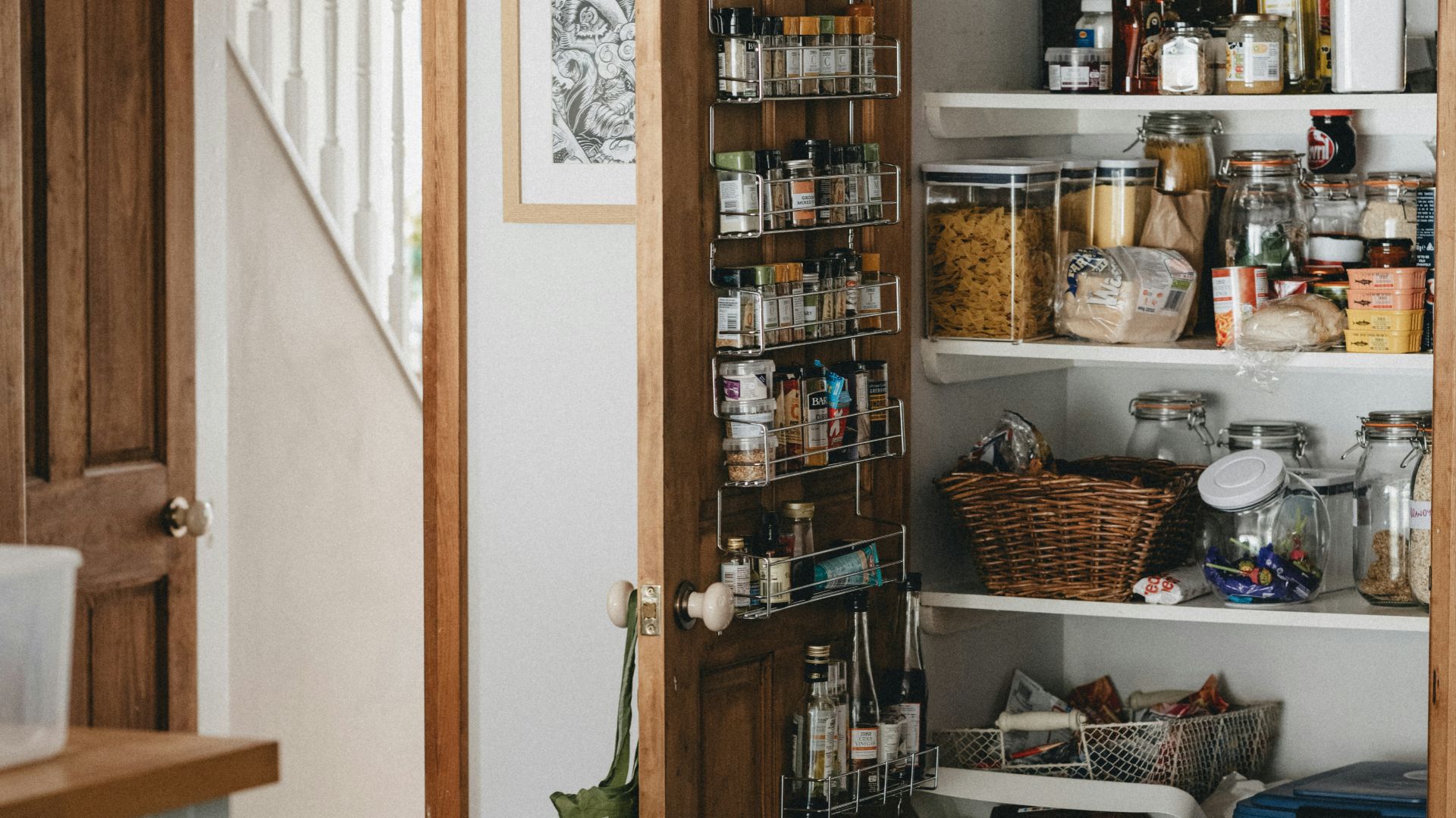 brown wooden shelf with bottles