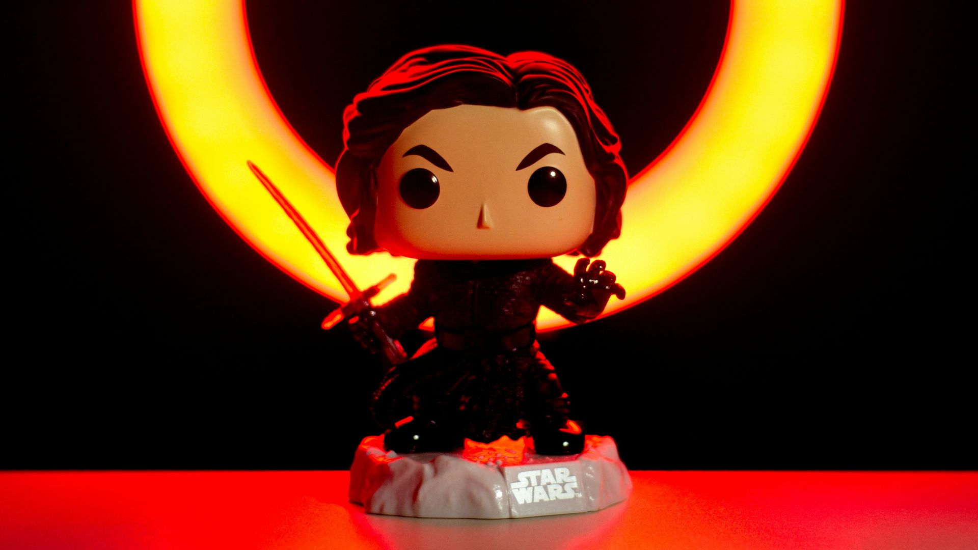 black and white jack o lantern figurine