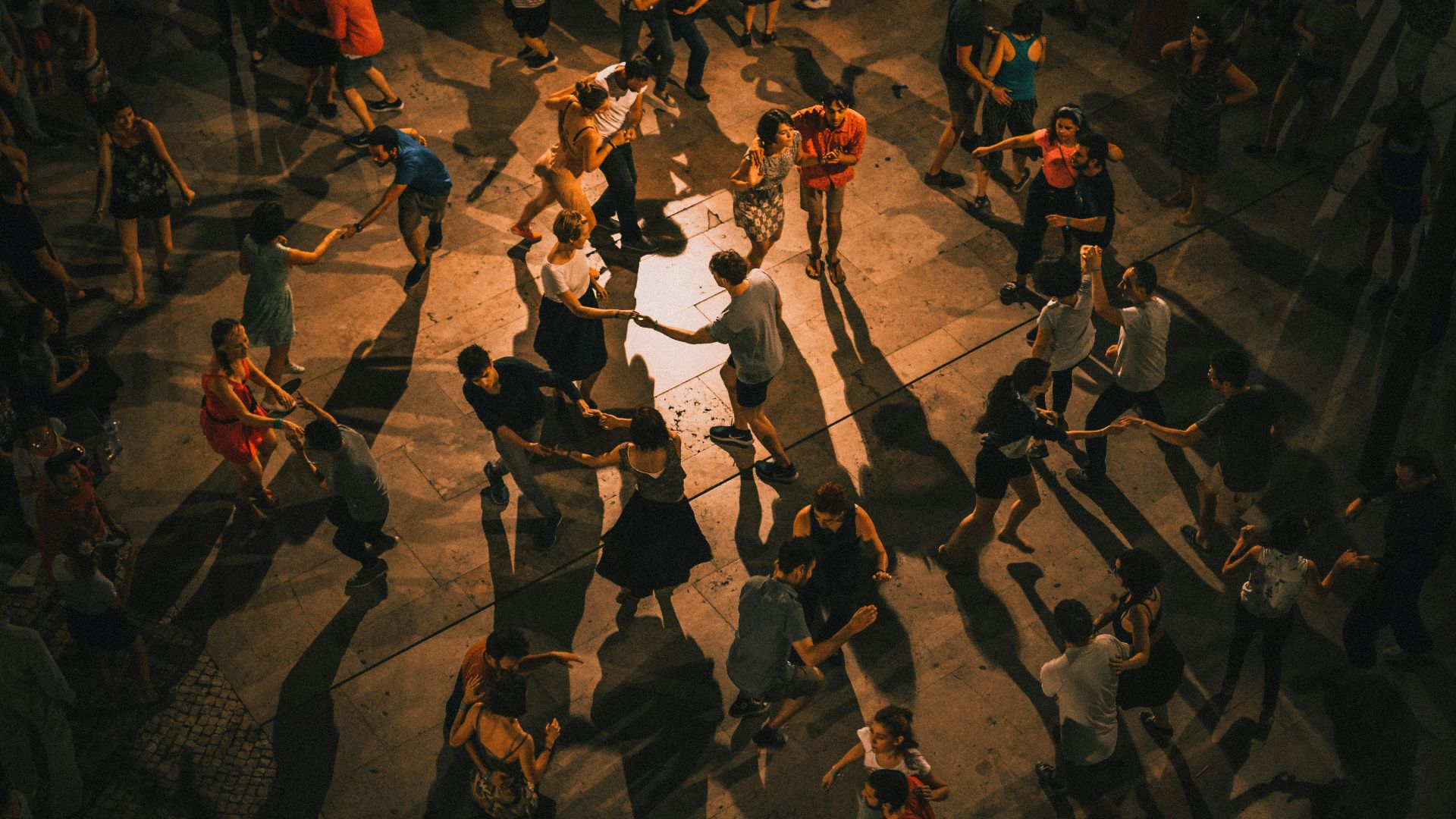 group of people dancing